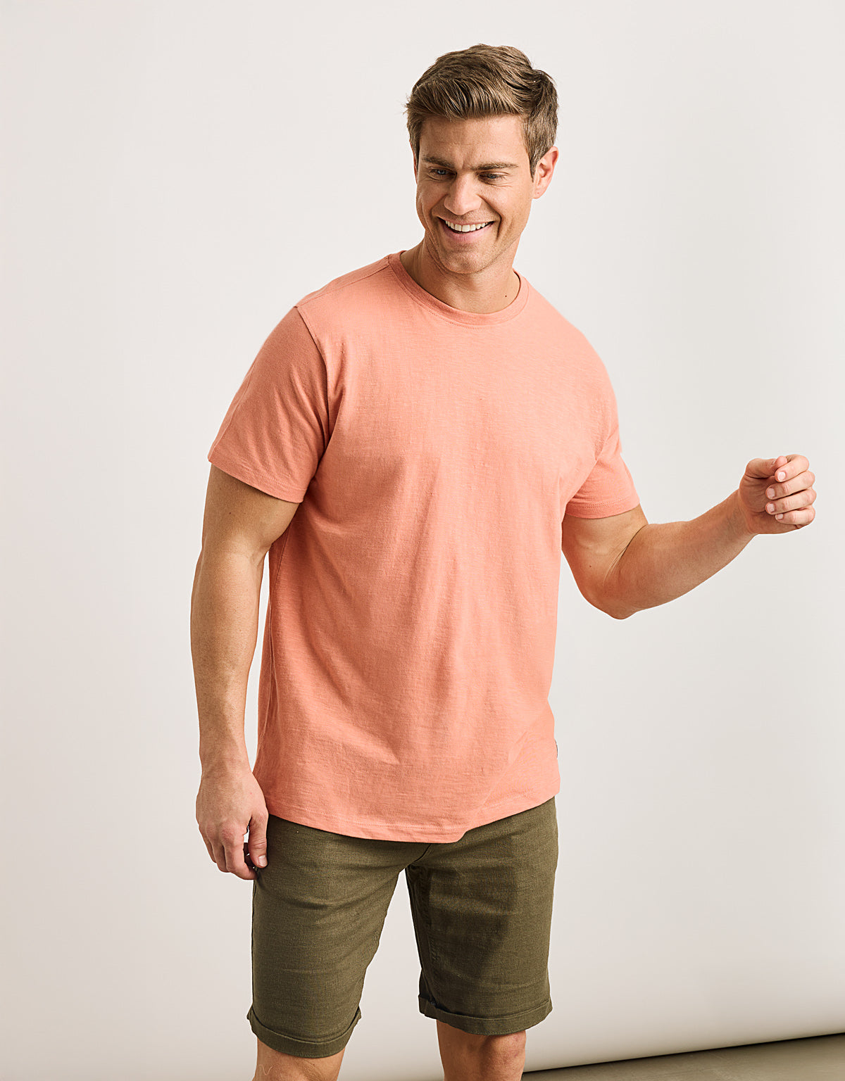 Orange Short Sleeve T-Shirt - Basili