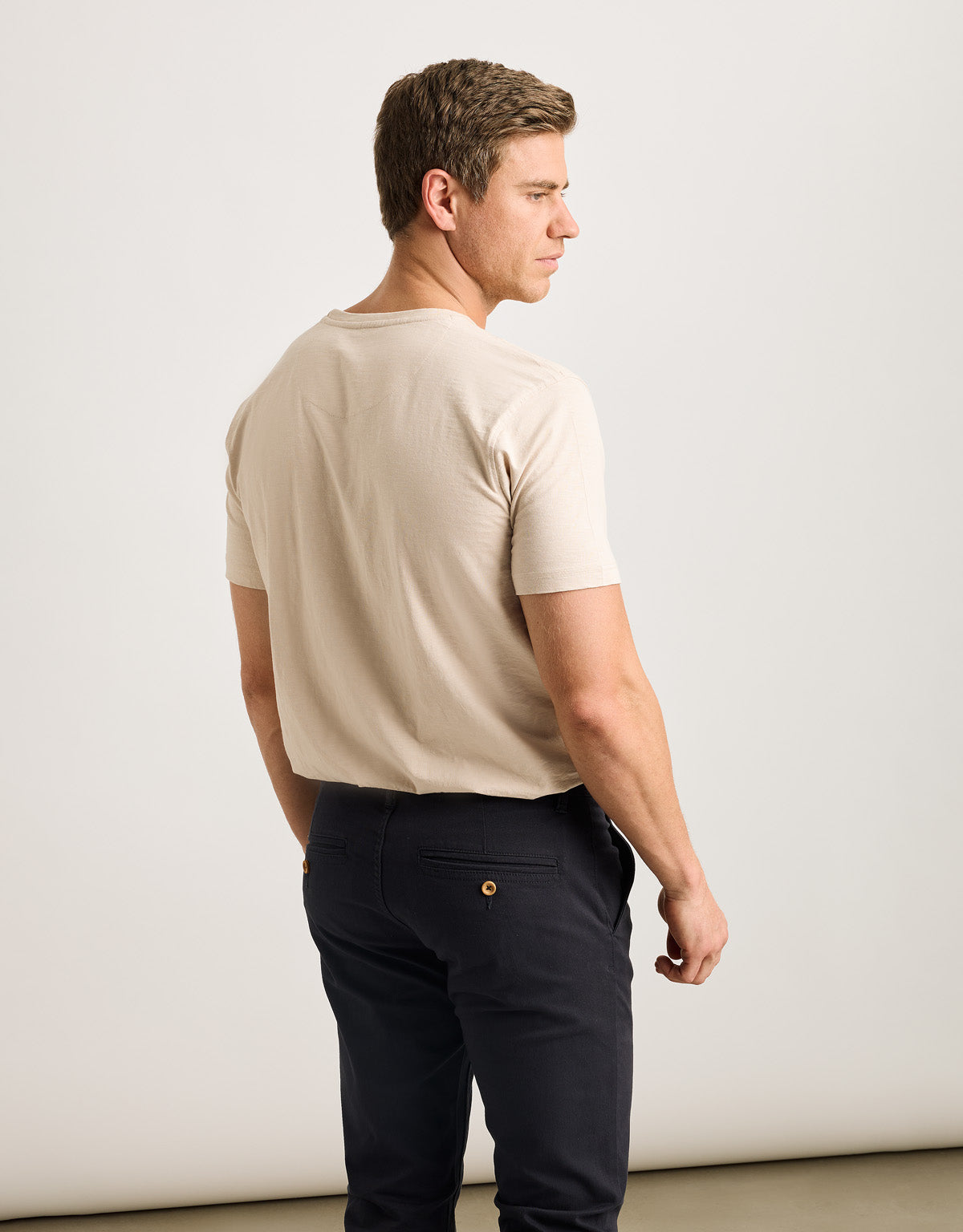 Camiseta Manga Corta Beige - Lanau