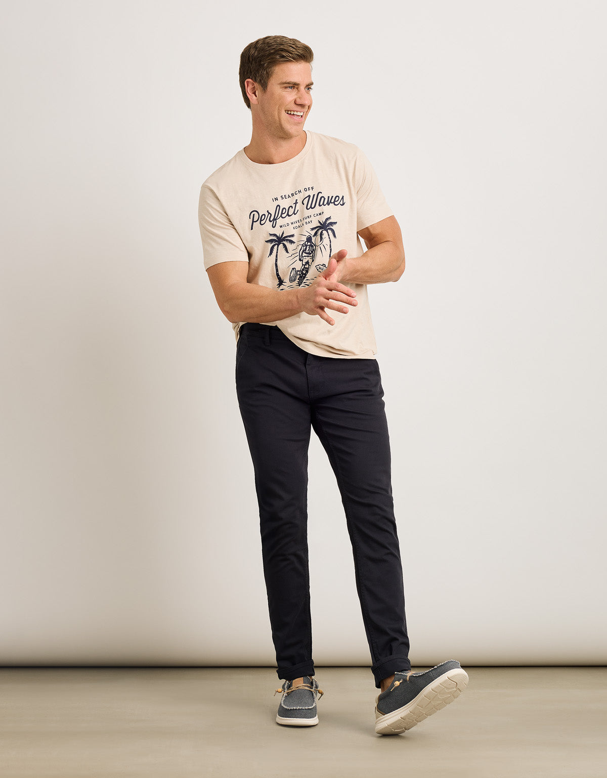 Camiseta Manga Corta Beige - Lanau