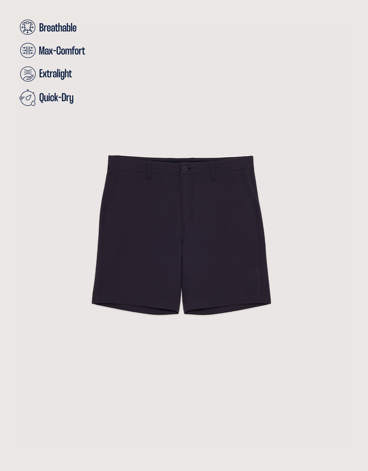 Navy Blue Bermuda Shorts - Sticho