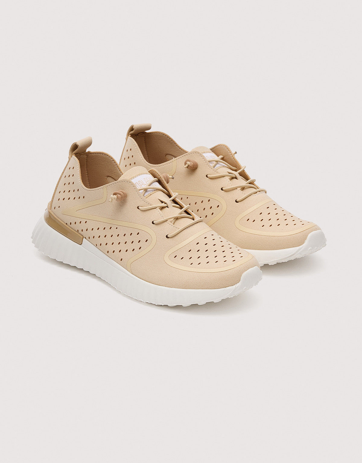 Beige Memory Foam Sneakers - Charmy