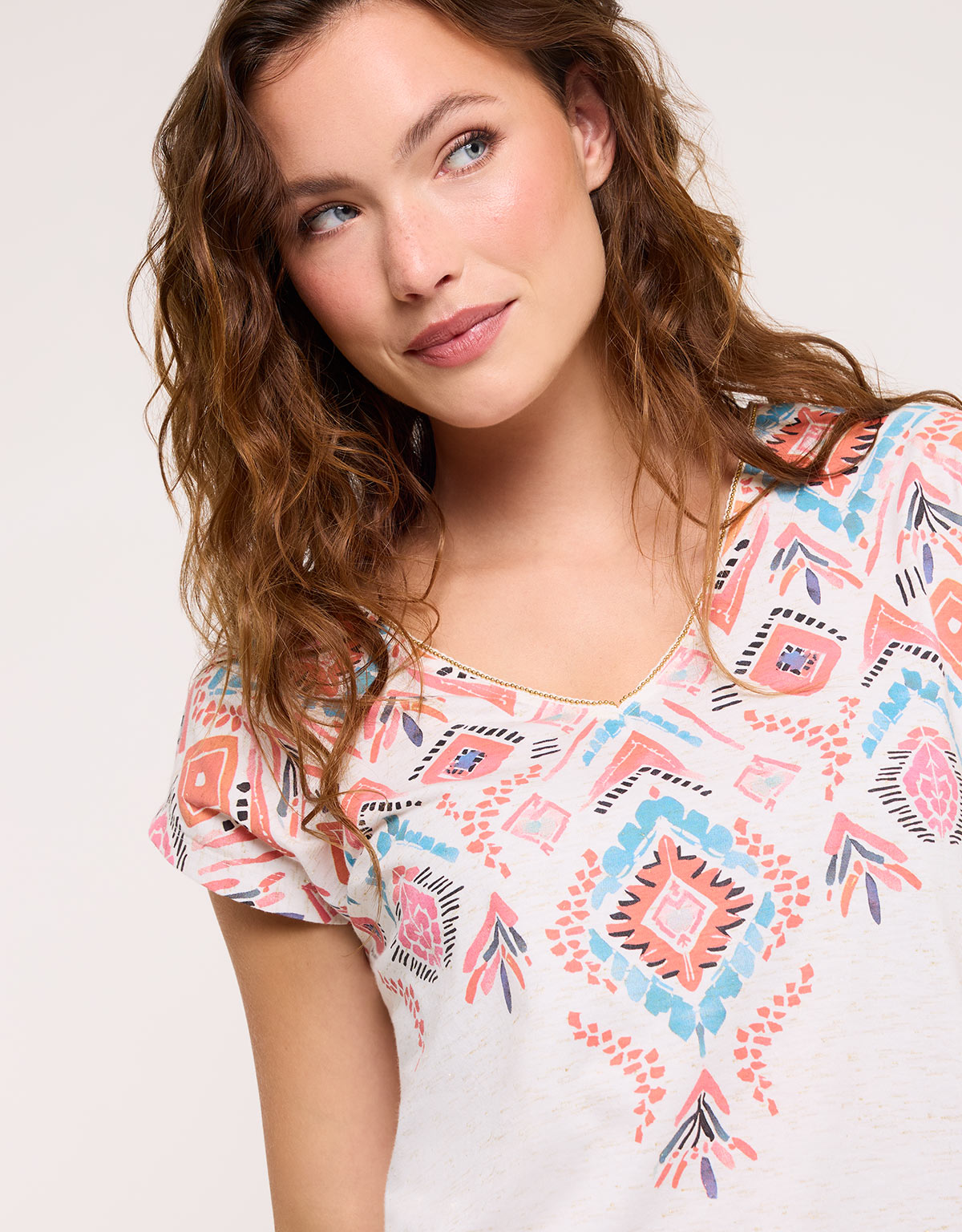 Orange Short Sleeve T-Shirt - Leafix