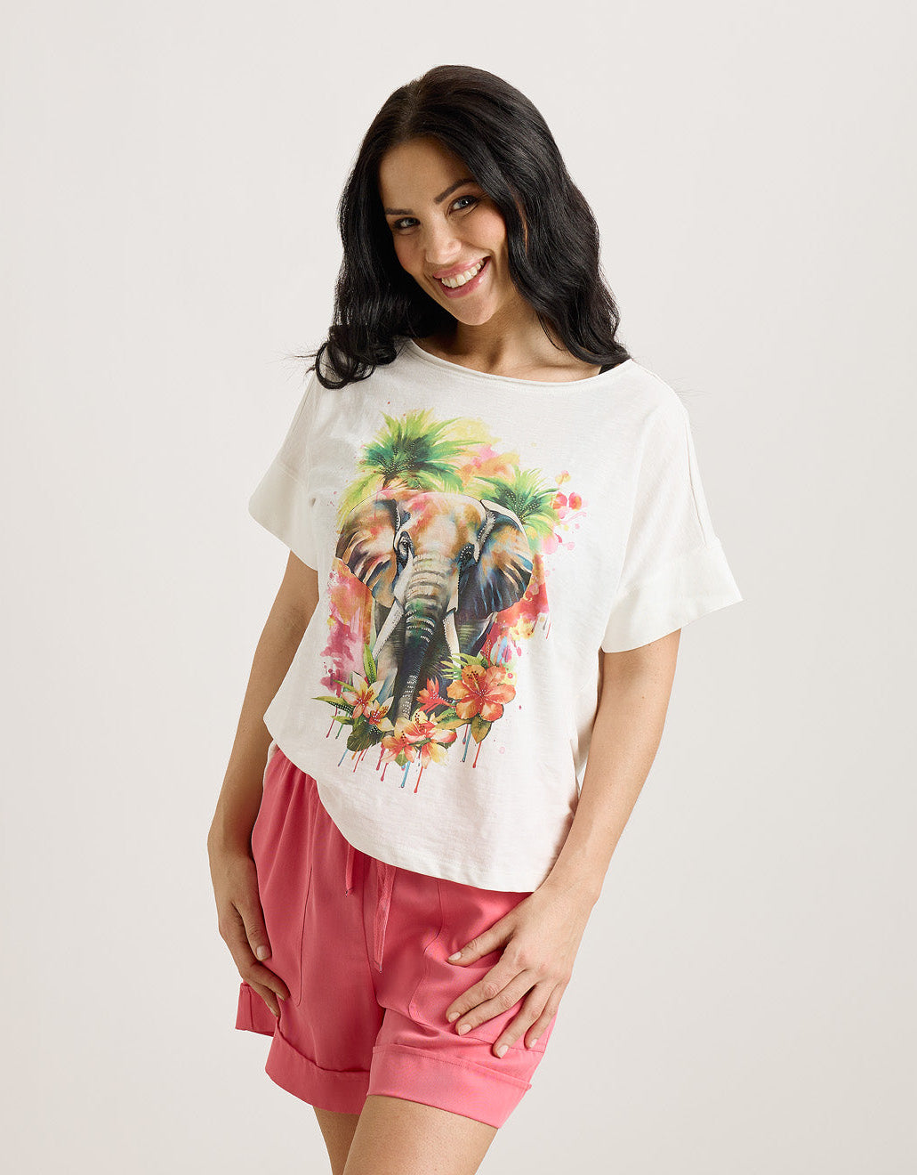 Camiseta Manga Corta Off White - Noltan