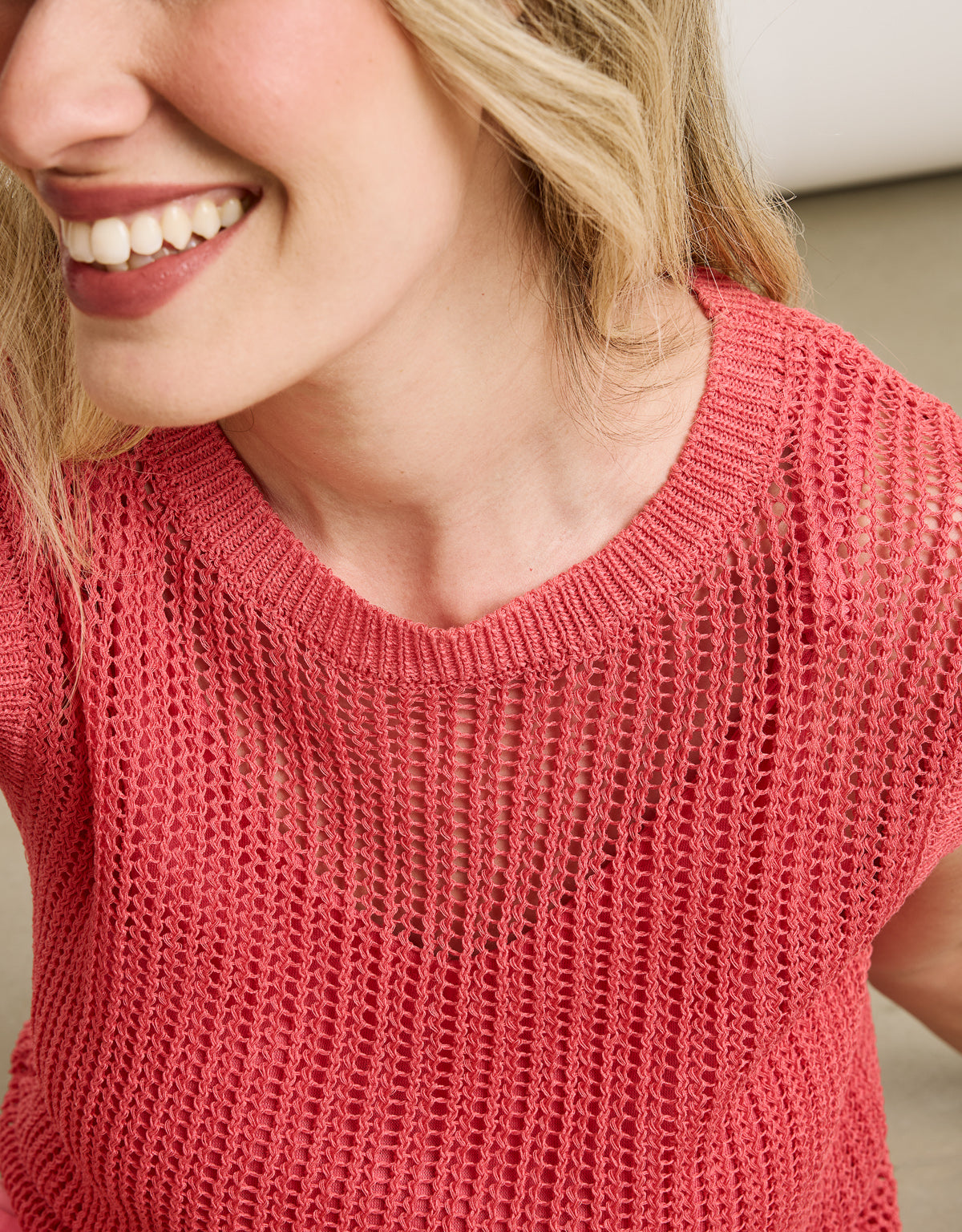 Coral Short-Sleeved T-Shirt - Elsinore