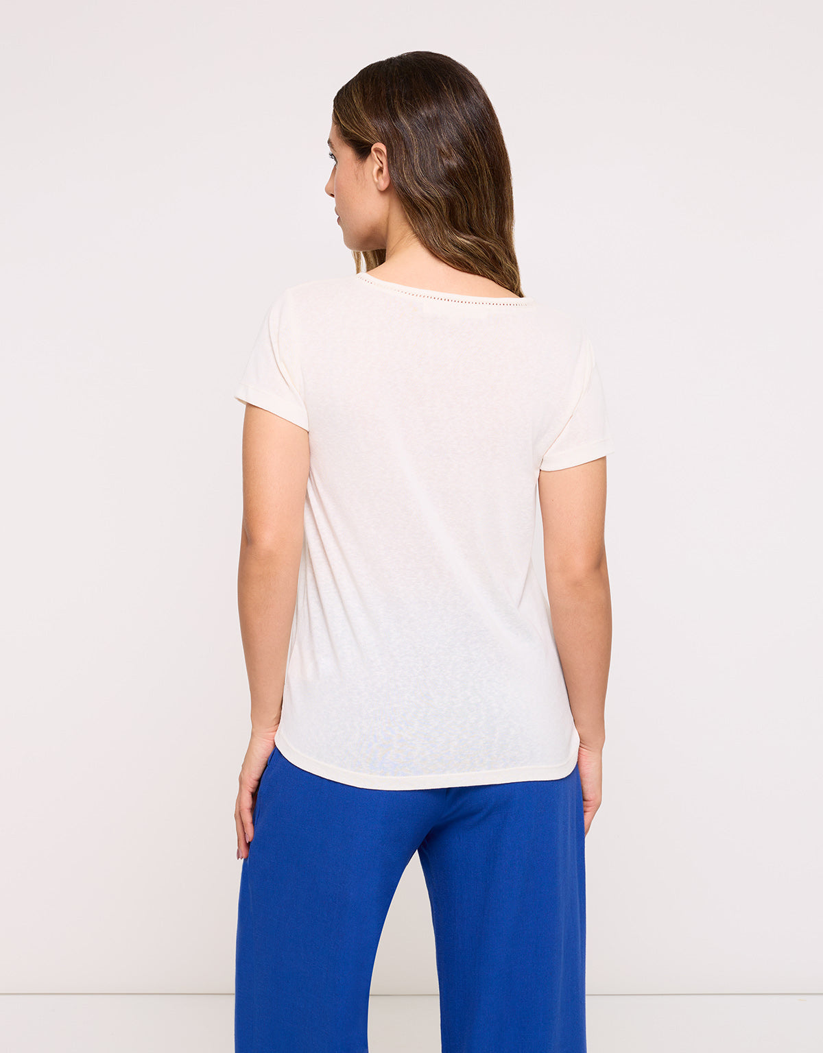 Beige Short Sleeve T-Shirt - Kipar