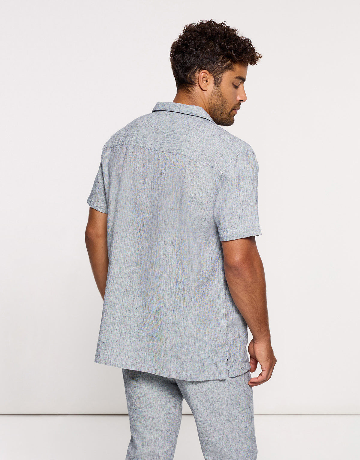 Blue Linen Shirt - Deon