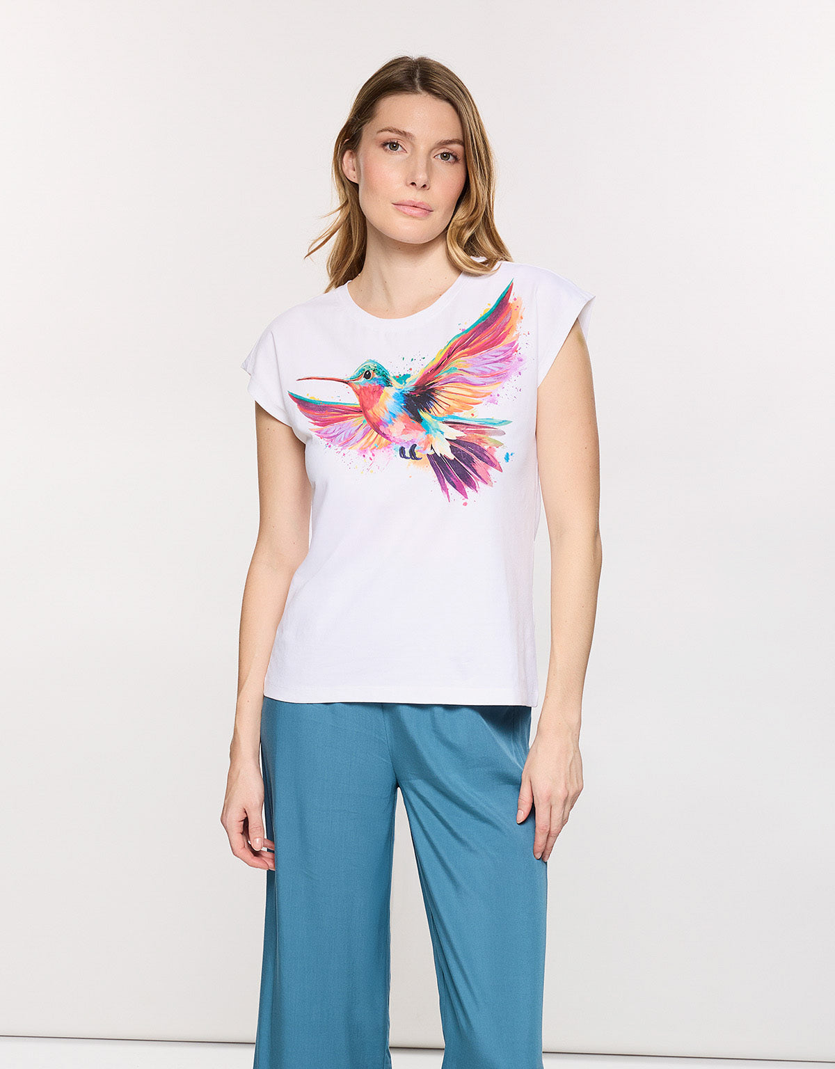 White Short Sleeve T-Shirt - Blestar