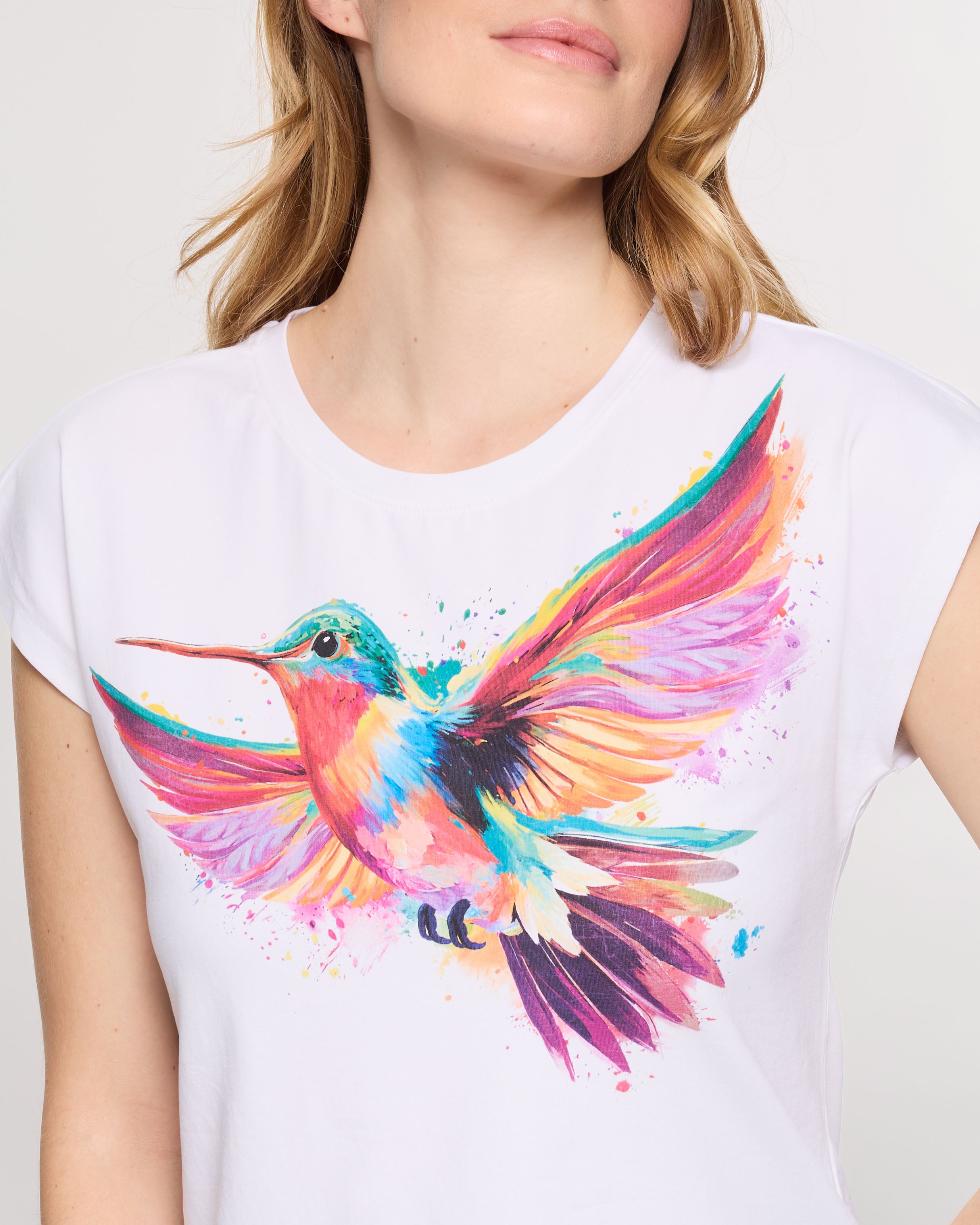 White Short Sleeve T-Shirt - Blestar