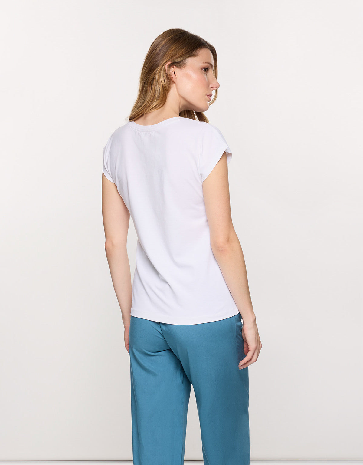 White Short Sleeve T-Shirt - Blestar