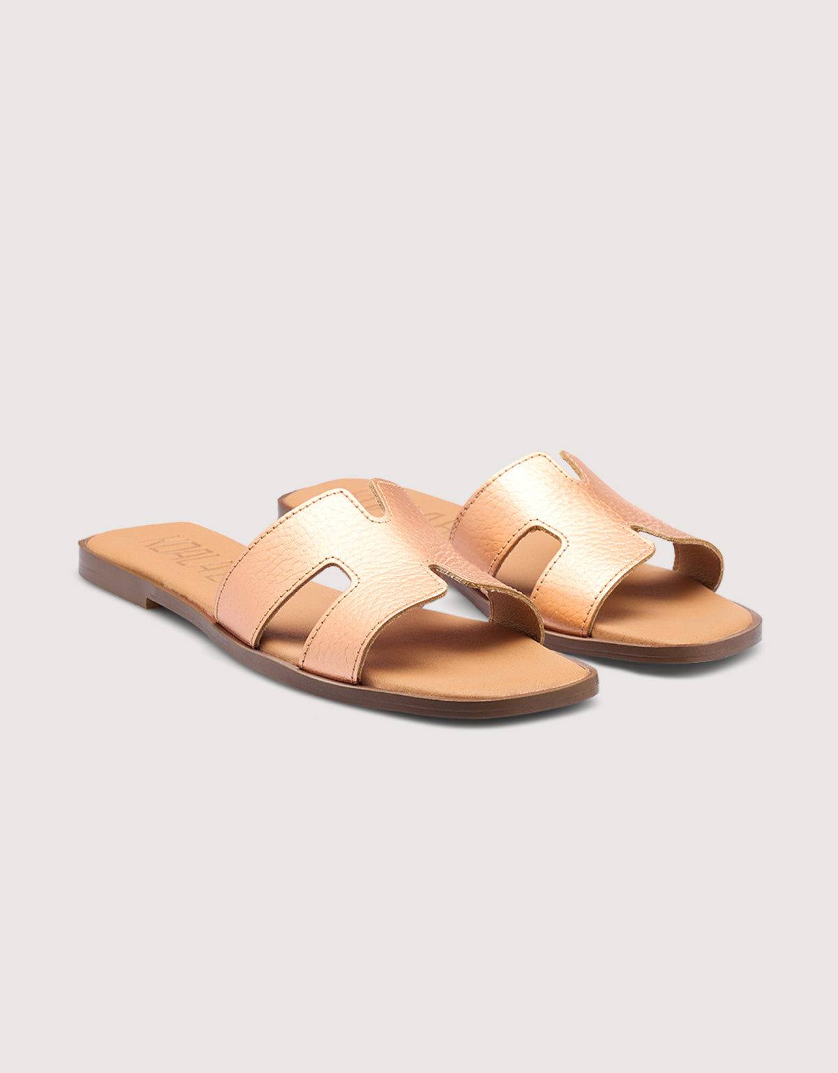 Rose Gold Mule Sandal - Bellini