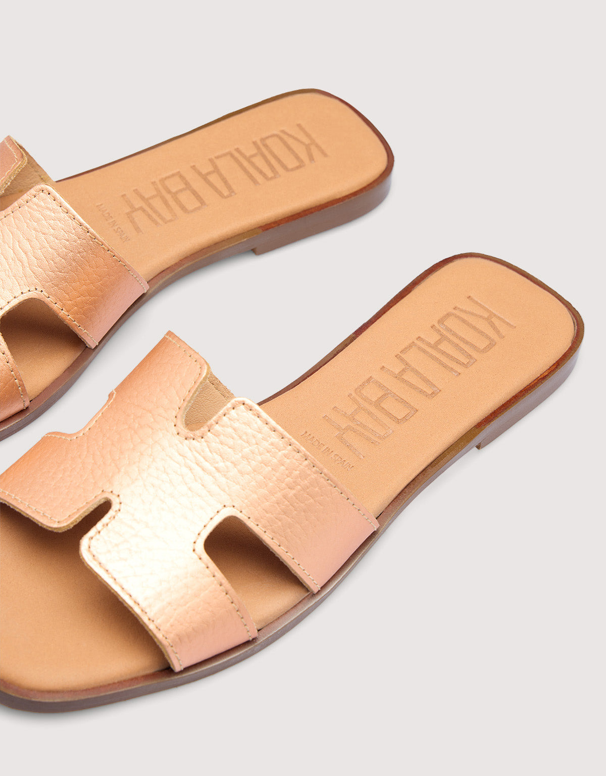 Rose Gold Mule Sandal - Bellini