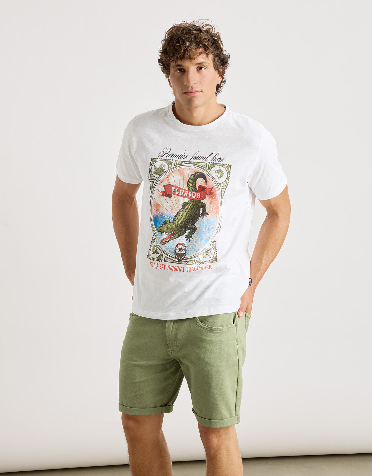 White T-shirt - Springsteen