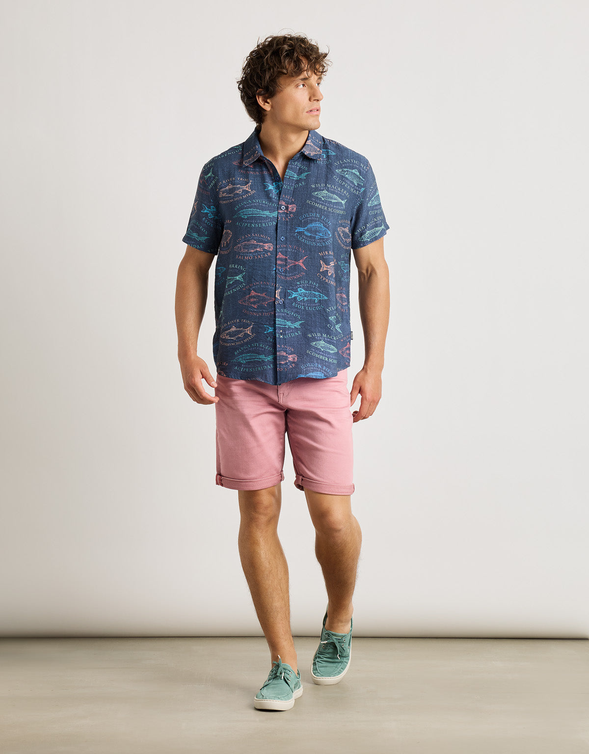 Navy Blue Shirt - Fishtail