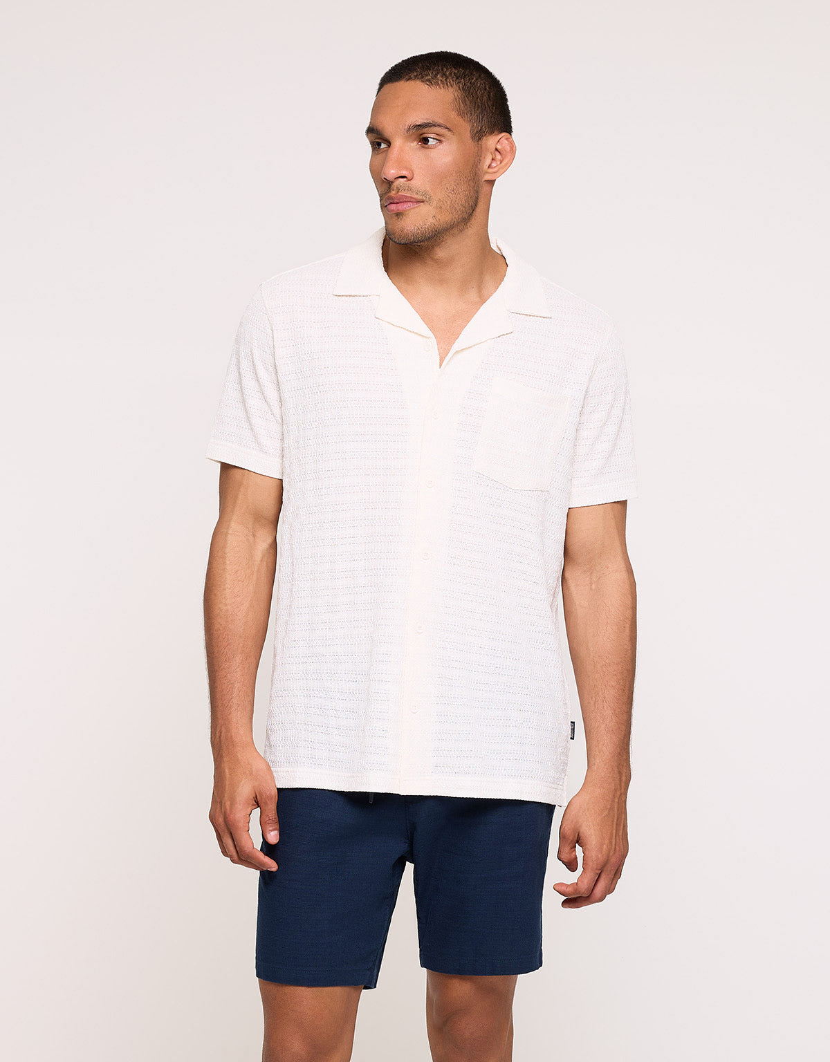 Camisa Manga Corta Blanco - Puntillet