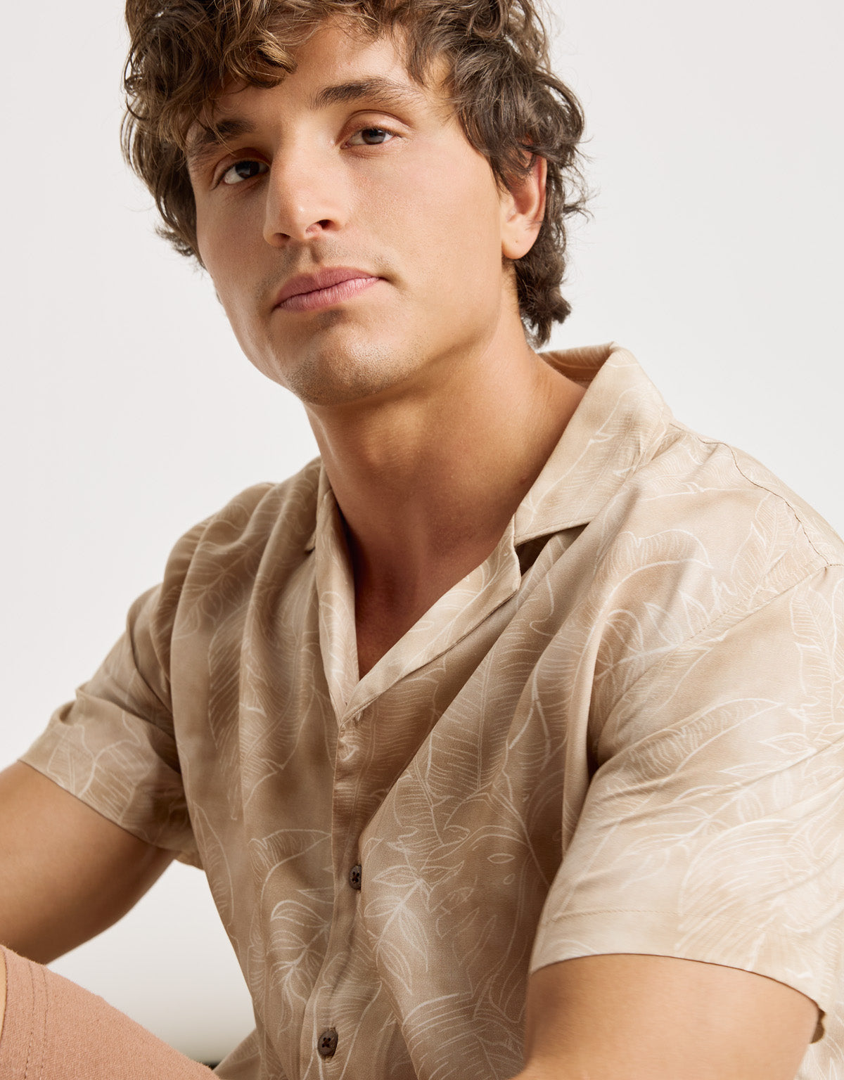 Short Sleeve Shirt Brown - Fog