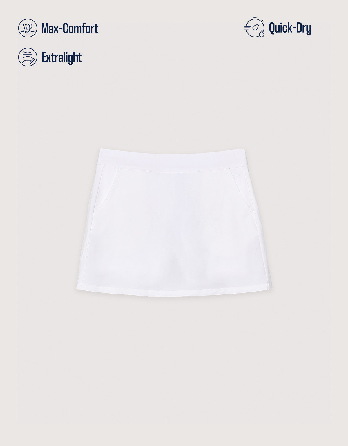 Falda Mini Blanco - Fabort 6