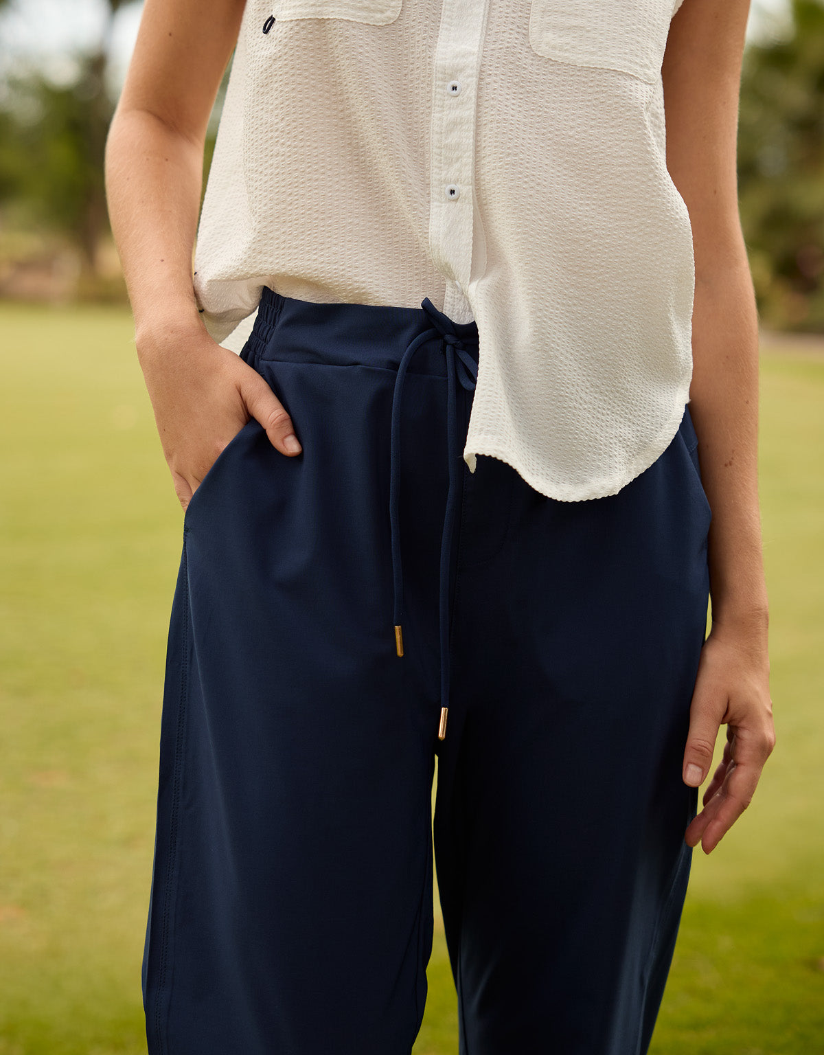 Navy Blue Long Pants - Pricote