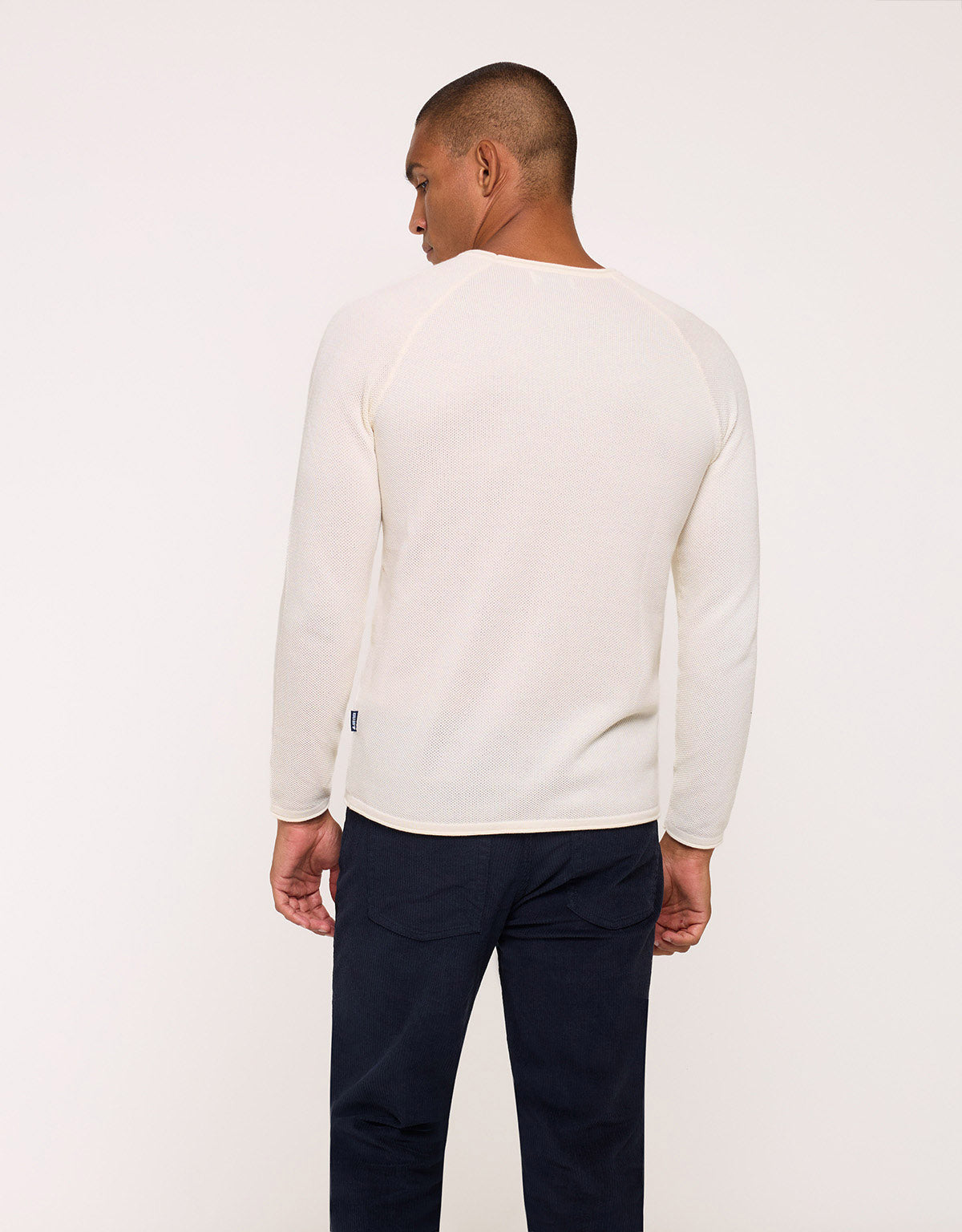White Long-Sleeve Sweater - Forz