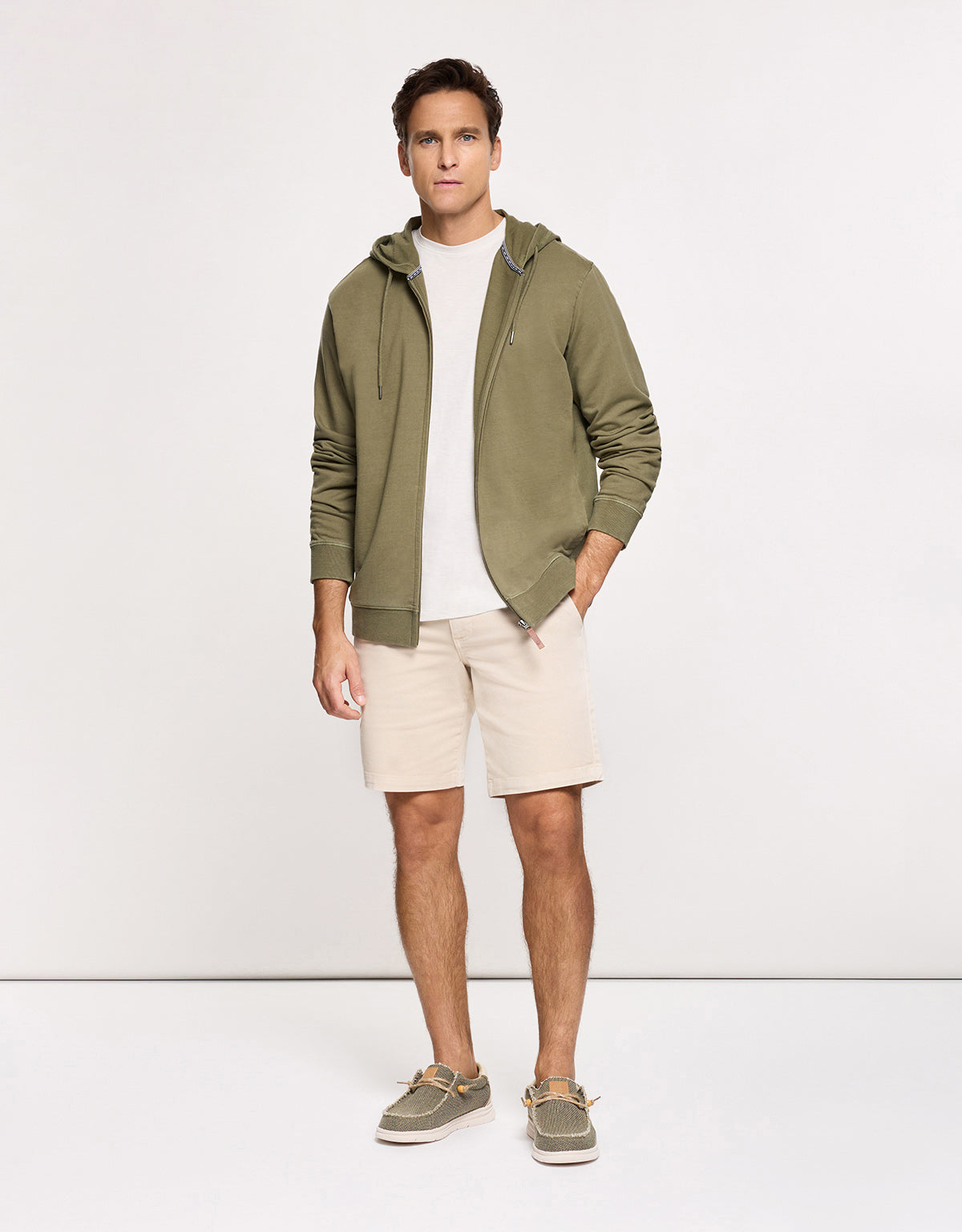 Sudadera Con Capucha Caqui - Wilbur 7
