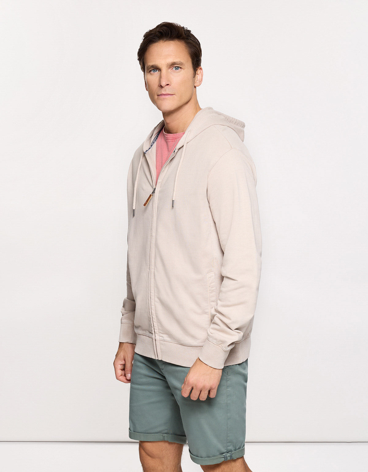 Sudadera Con Capucha Beige - Wilbur
