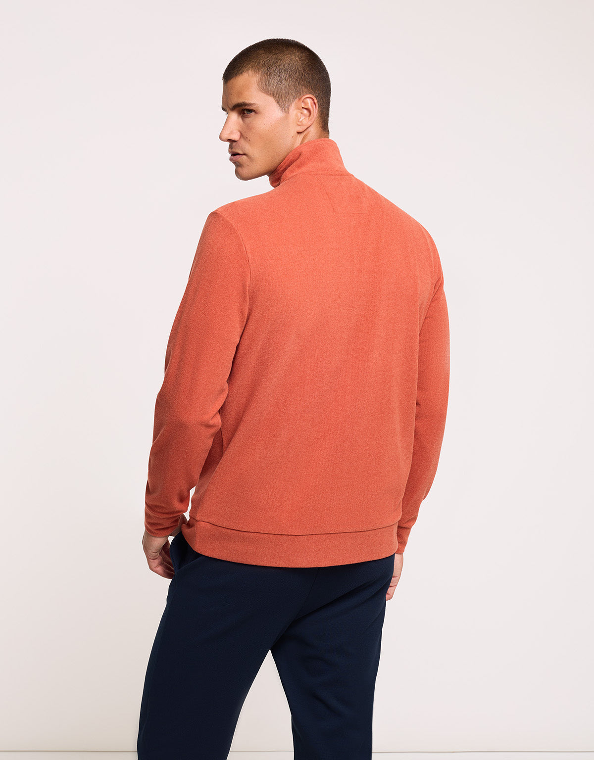 Sudadera Sin Capucha Naranja Quemado - Moses 3