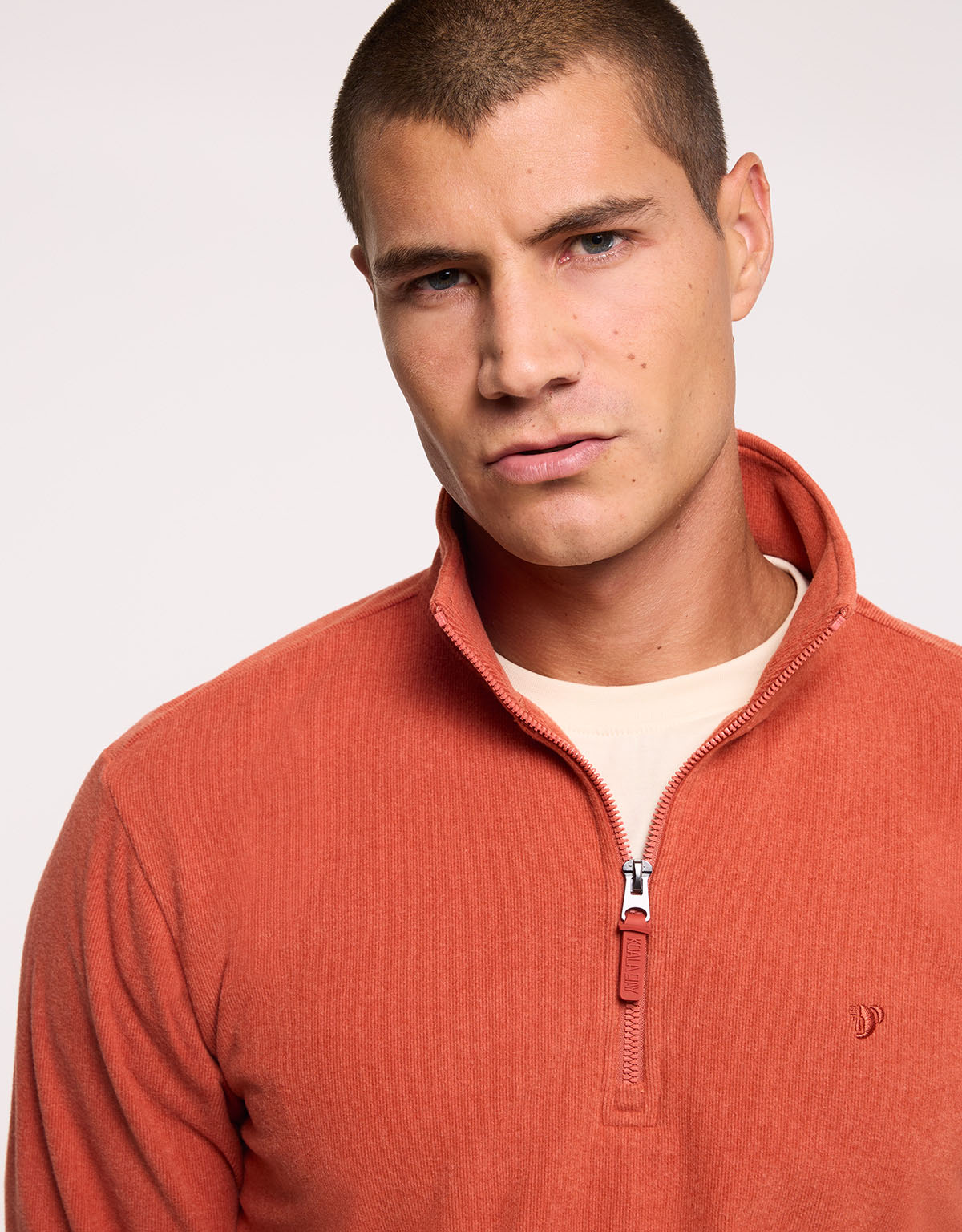 Sudadera Sin Capucha Naranja Quemado - Moses 4