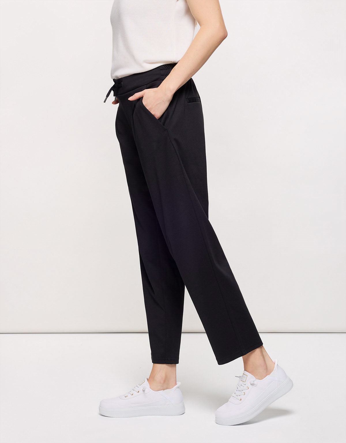 Long Black Trousers - Faraela