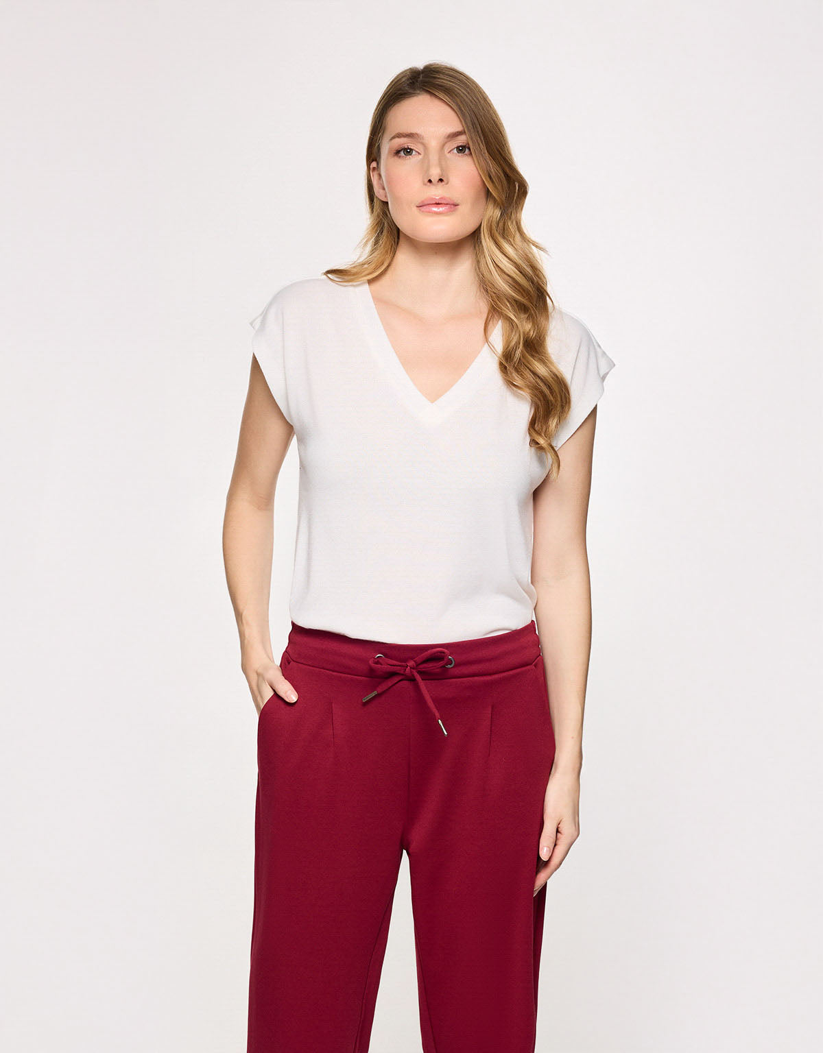Cherry Long Trousers - Faraela
