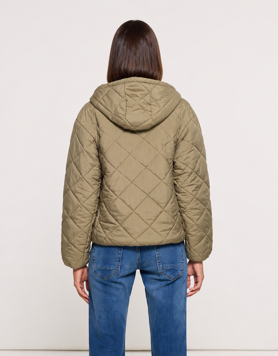 Khaki Hooded Jacket - Dumosa