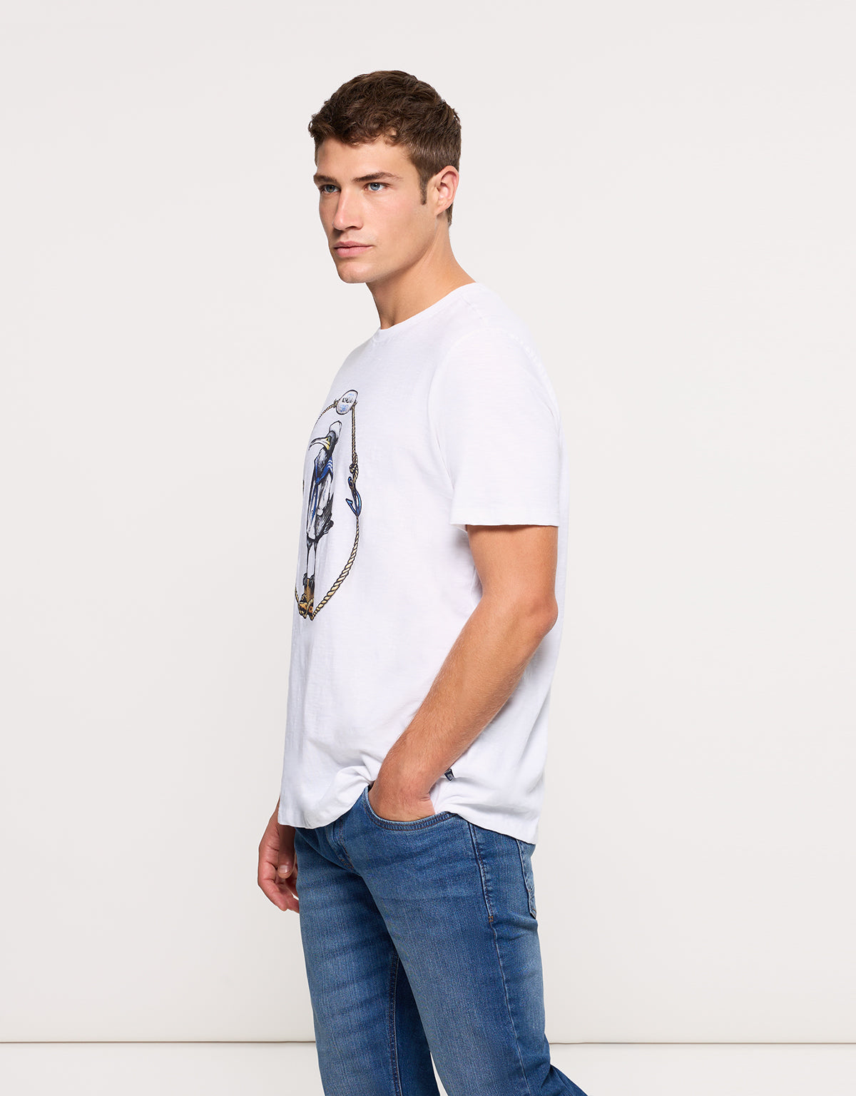 Camiseta Manga Corta Blanca - Cormor 3