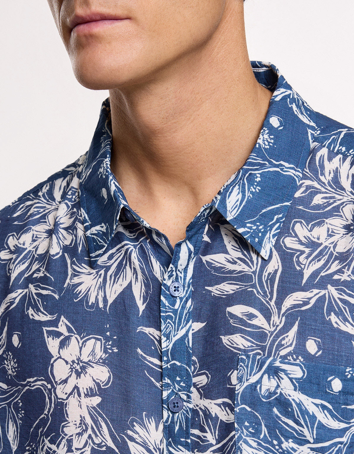 Camisa Manga Corta Azul Marino - Westcoast 5