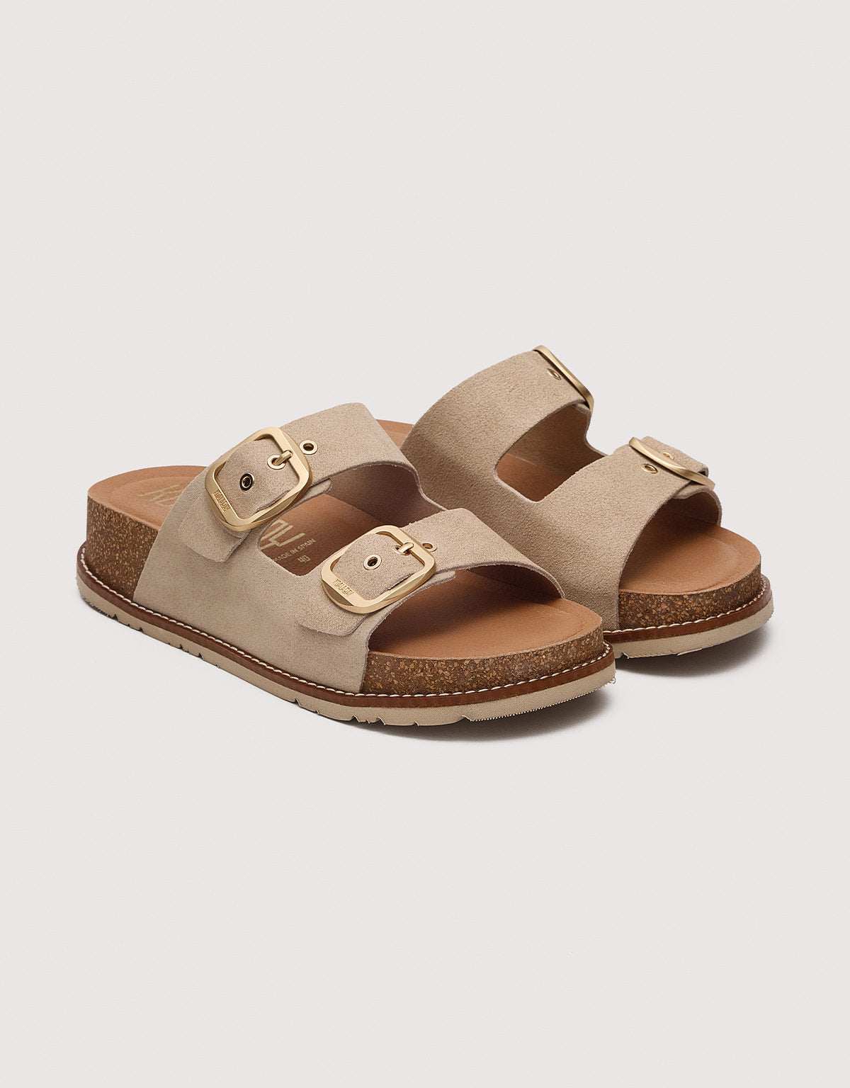 Bio Leather Sand Sandal with Wedge - Sintran