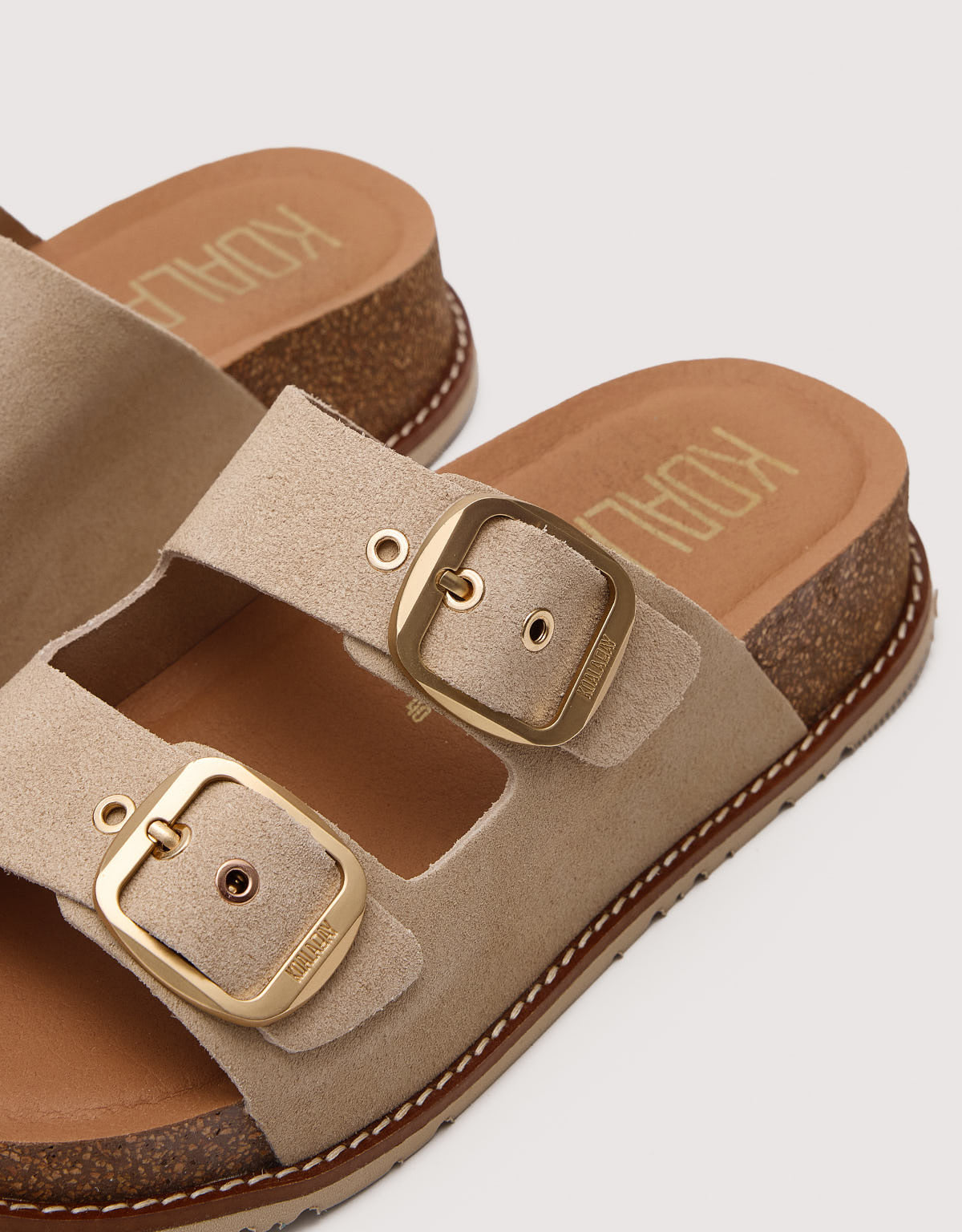 Bio Leather Sand Sandal with Wedge - Sintran