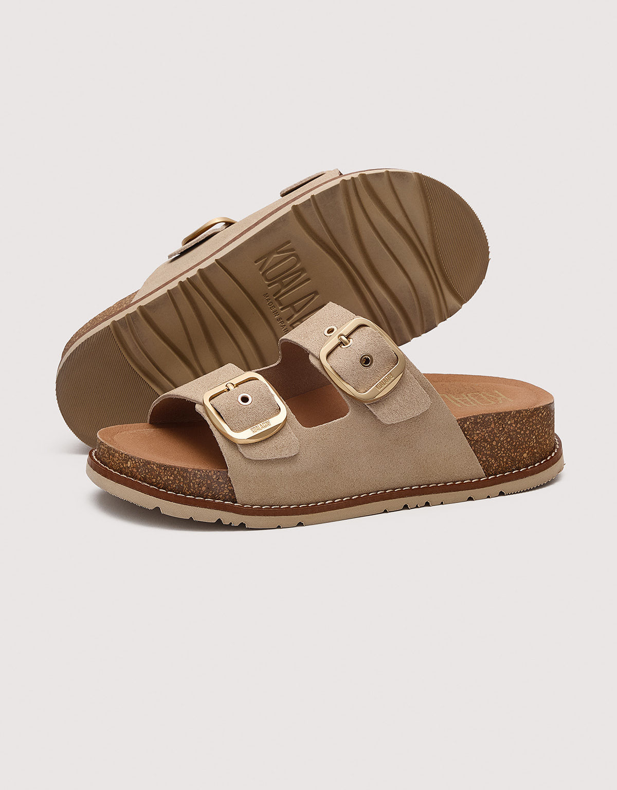 Bio Leather Sand Sandal with Wedge - Sintran