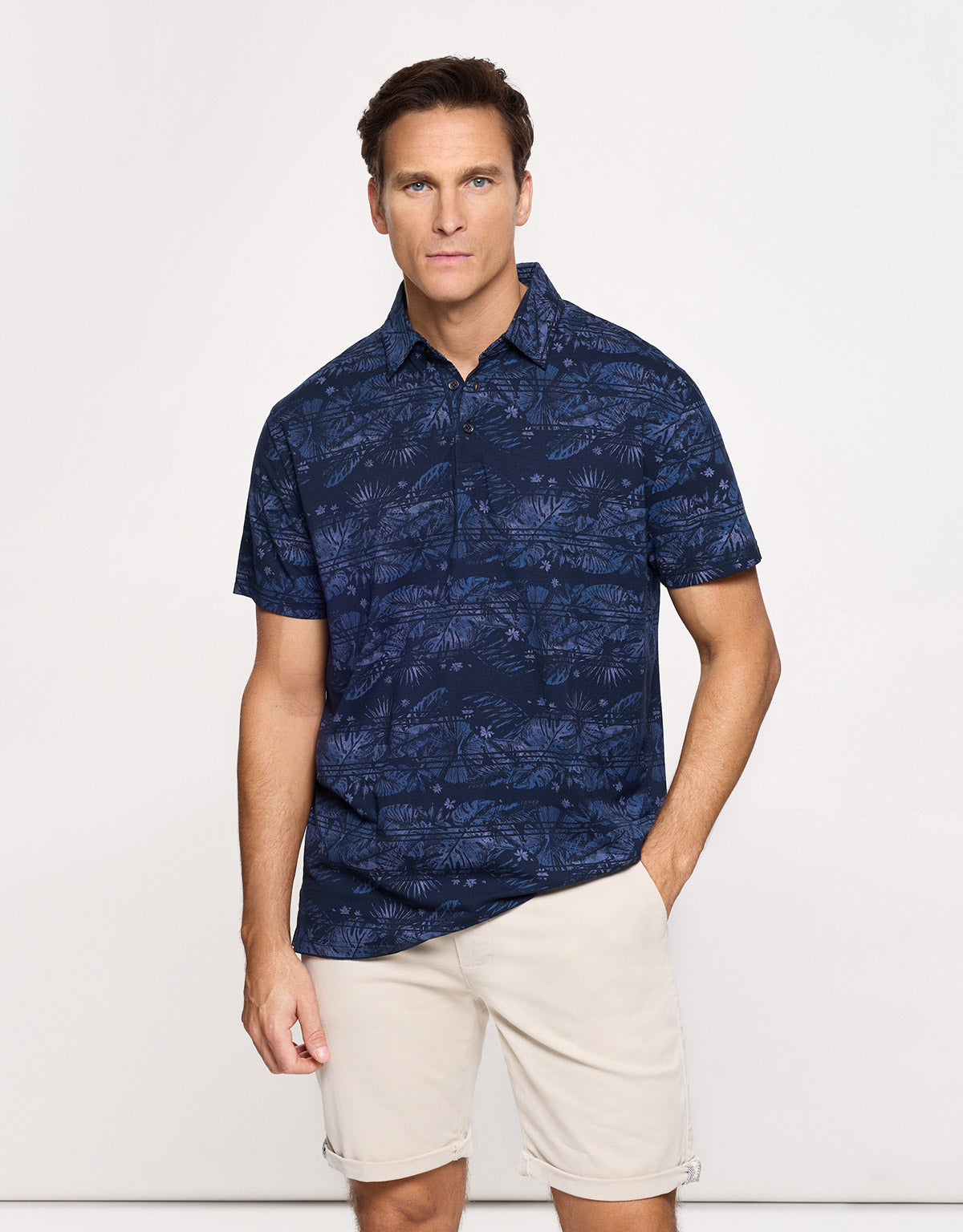 Polo Manga Corta Azul Marino - Nexao
