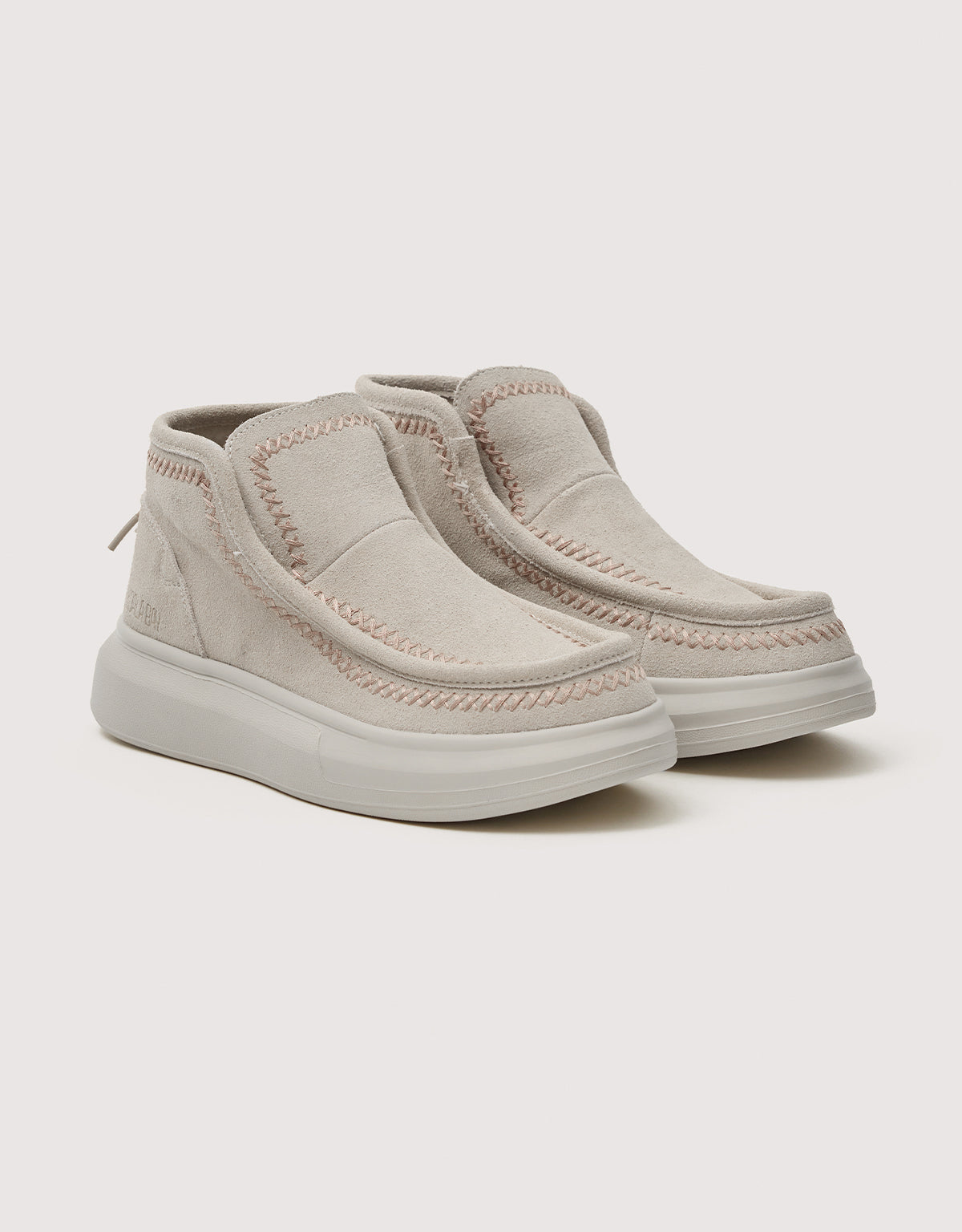 Beige Suede Ankle Boots - Tundra