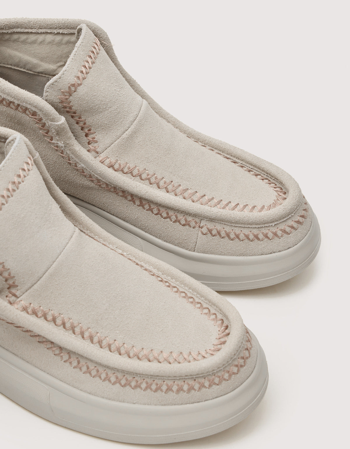 Beige Suede Ankle Boots - Tundra