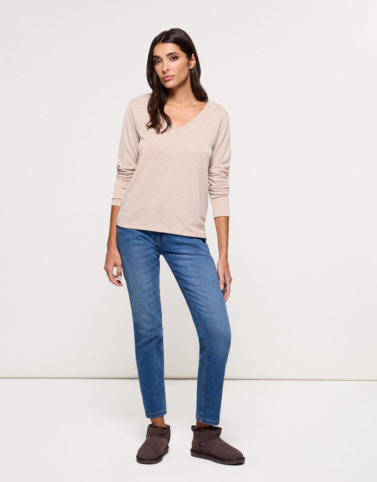 Camiseta Manga Larga Beige - Imarama 7