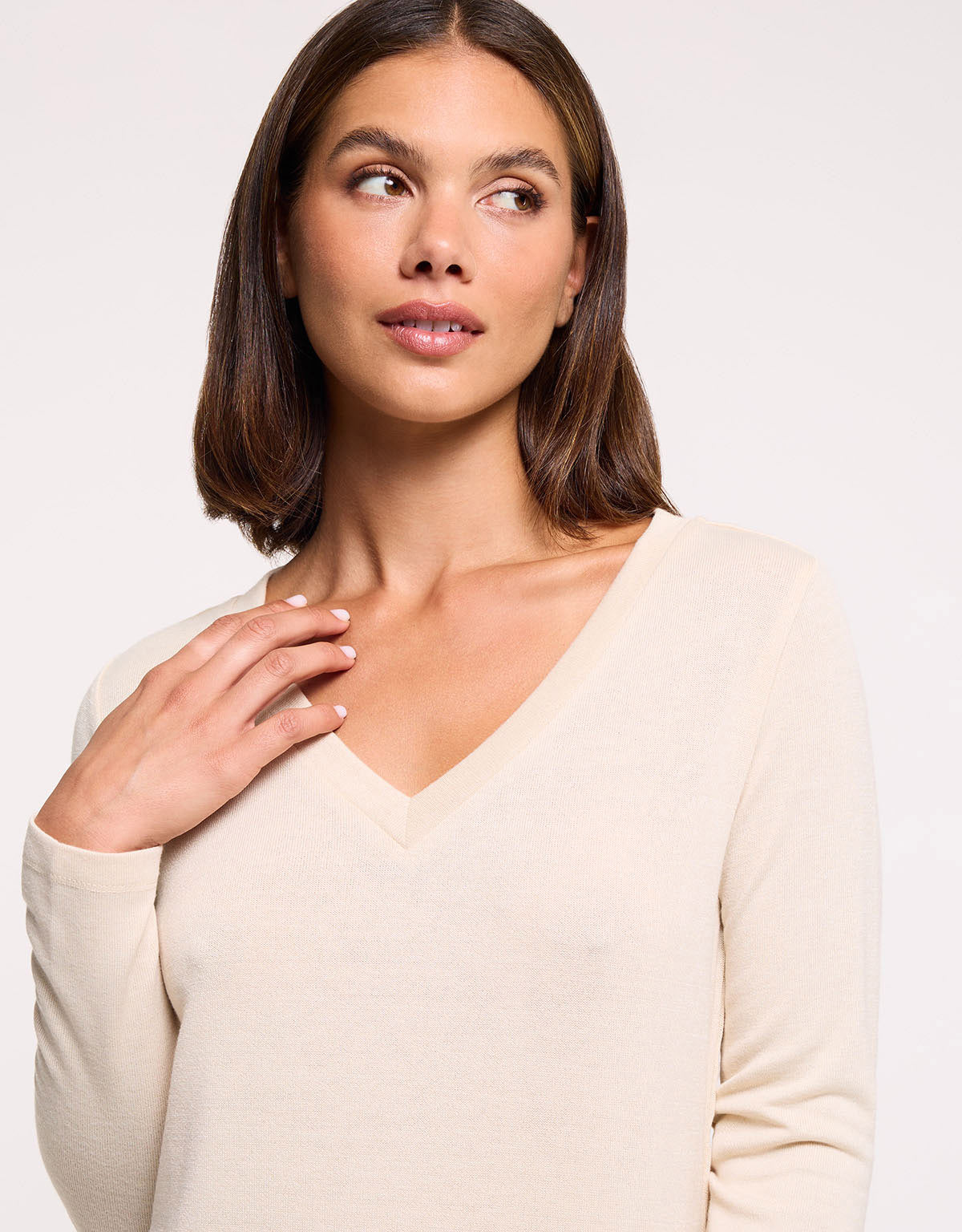 Long Sleeve T-shirt Light beige - Imarama