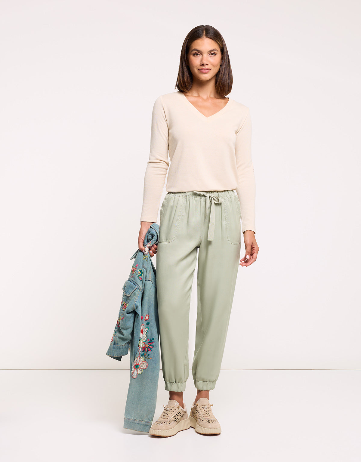 Long Sleeve T-shirt Light beige - Imarama