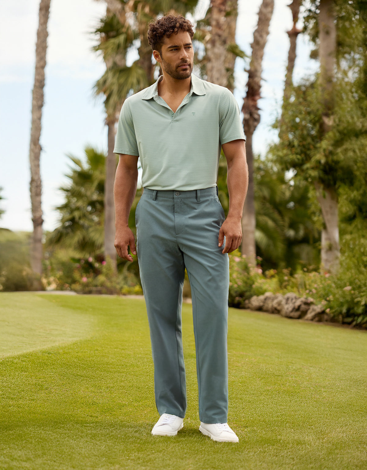 Long Green Pants - Pantlong