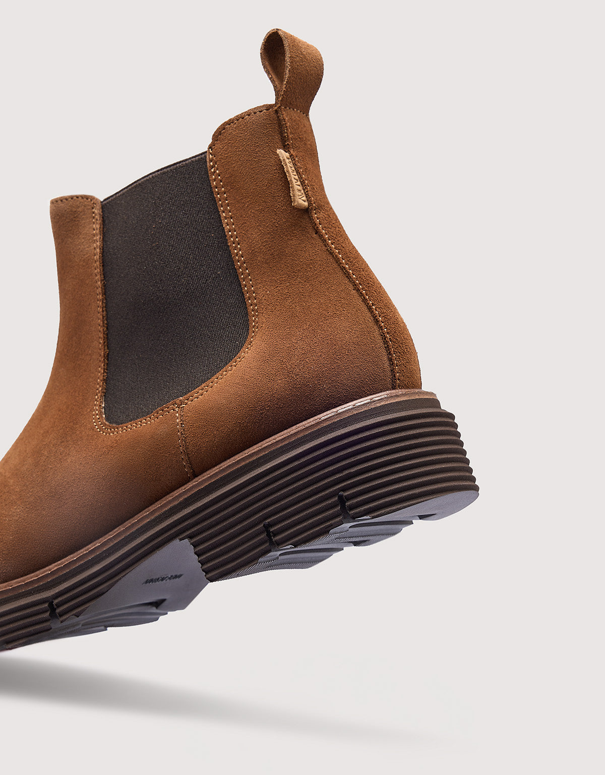 Brown Suede Chelsea Boots - Stonester