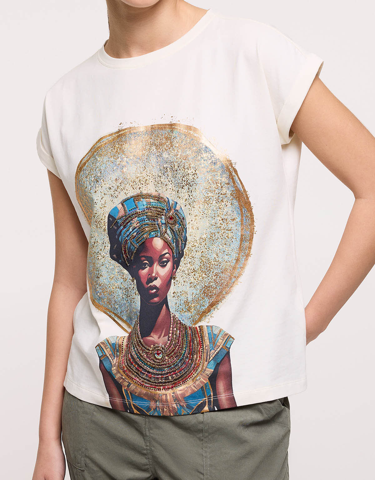 Camiseta Manga Corta Blanca - Kiaro 4