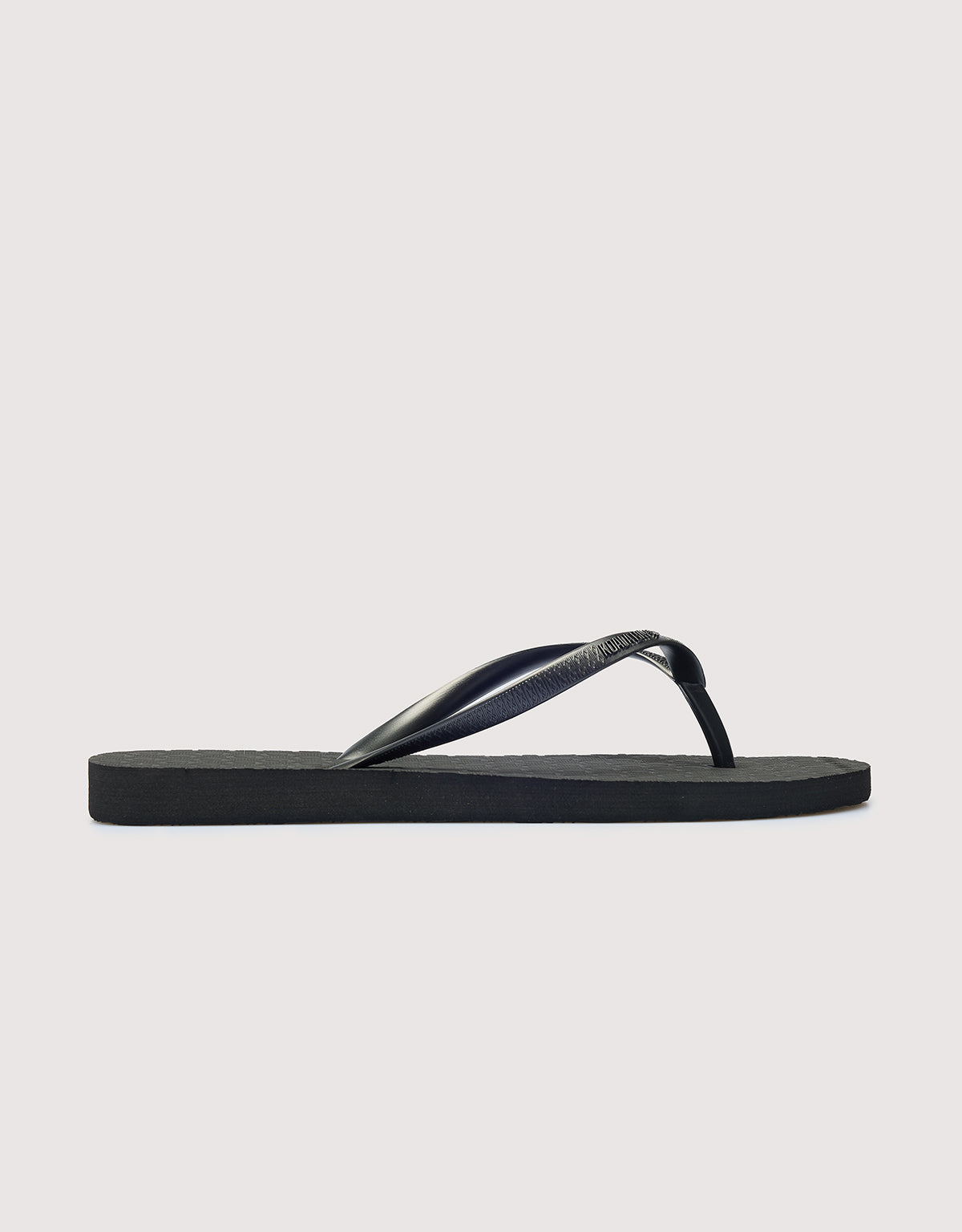 Black Thong Sandal - Malibu