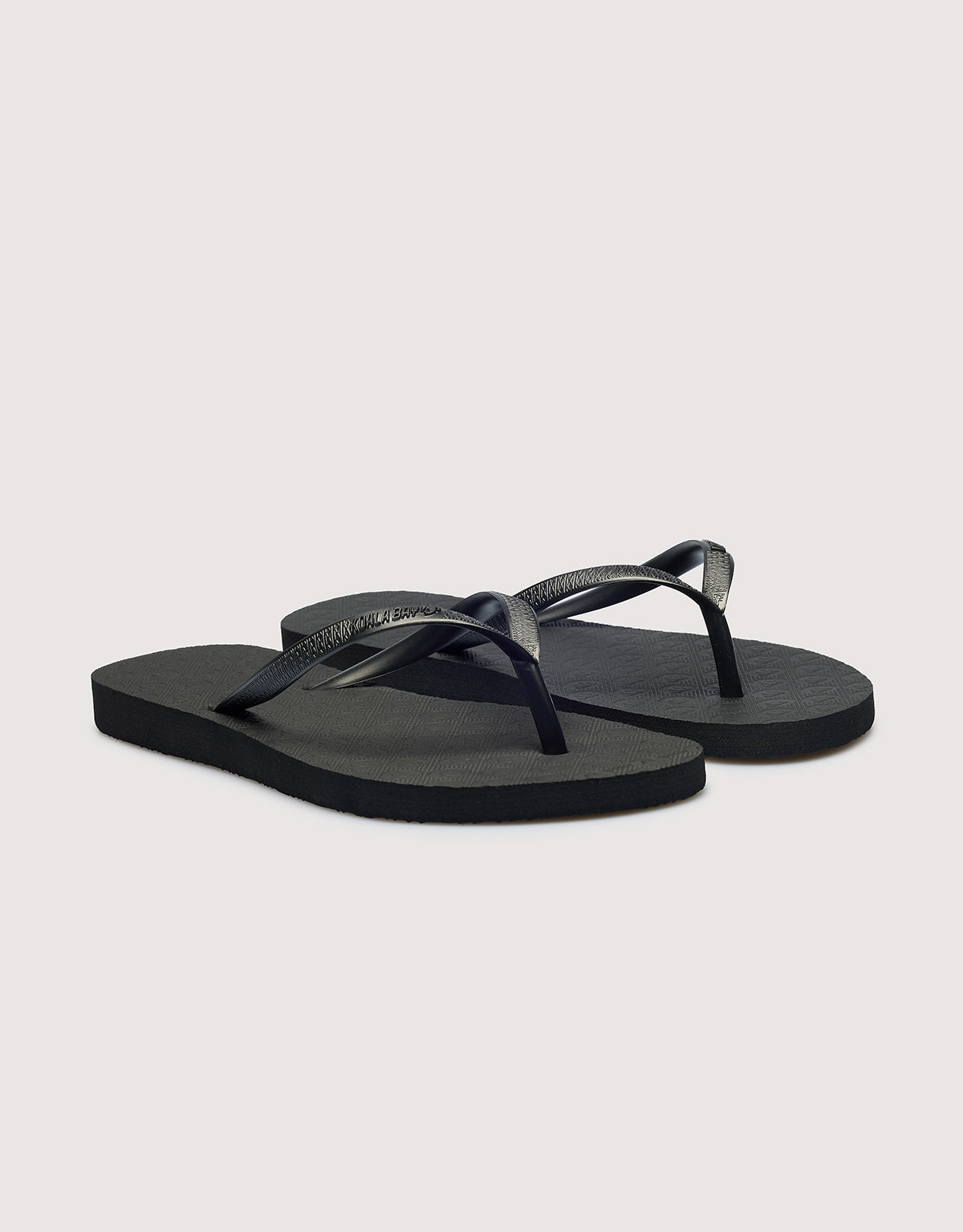 Black Thong Sandal - Malibu