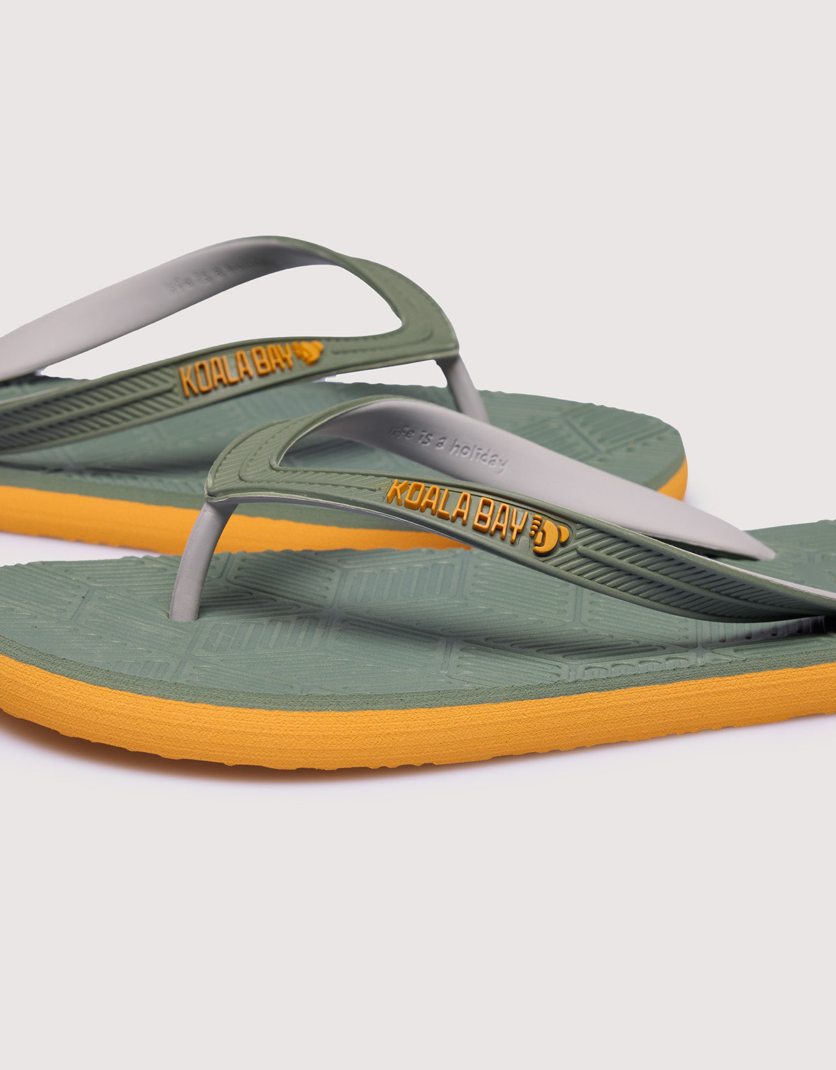 Khaki flip-flops Sandal - Kolona