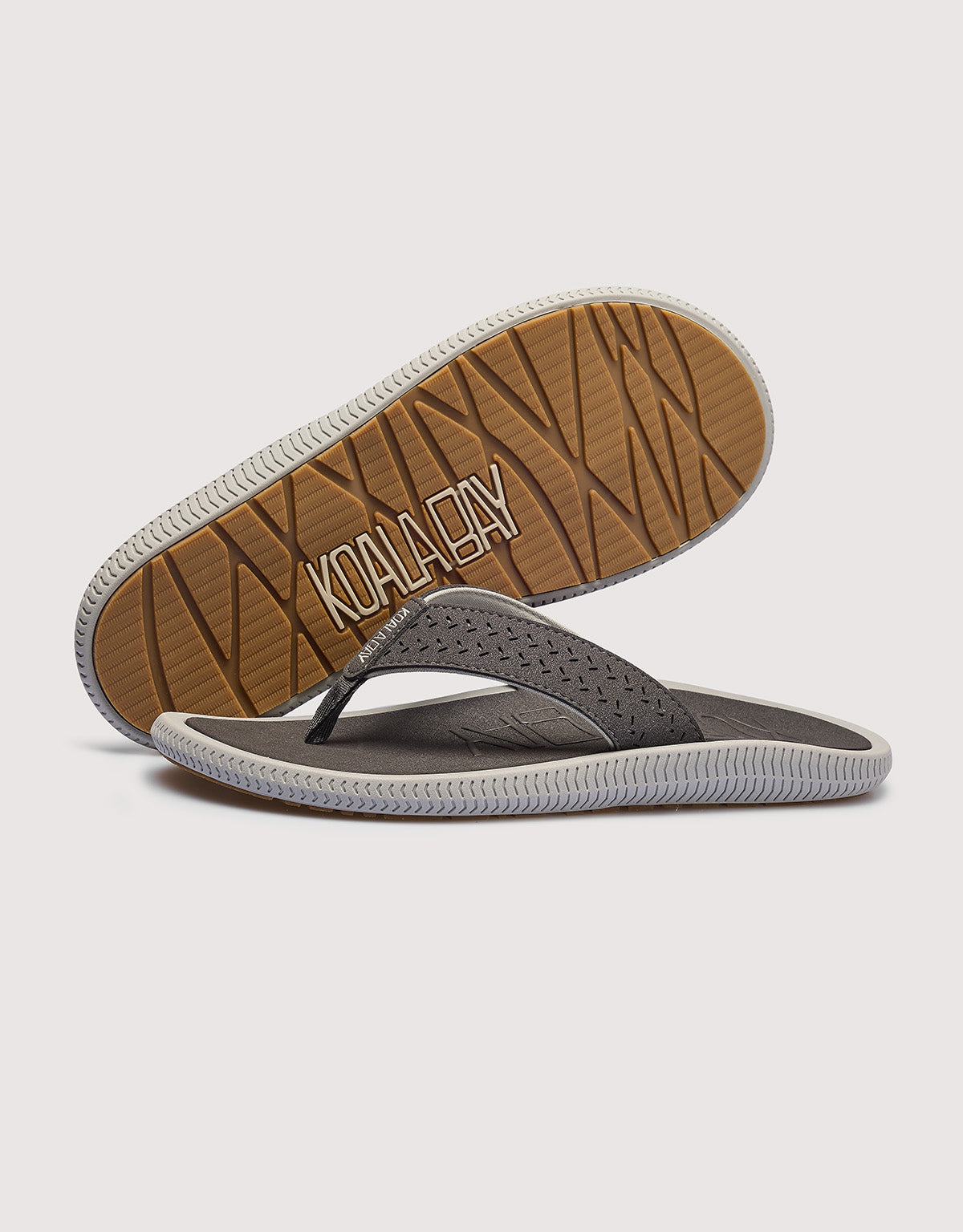 Grey Toe Flip-Flop - Kai