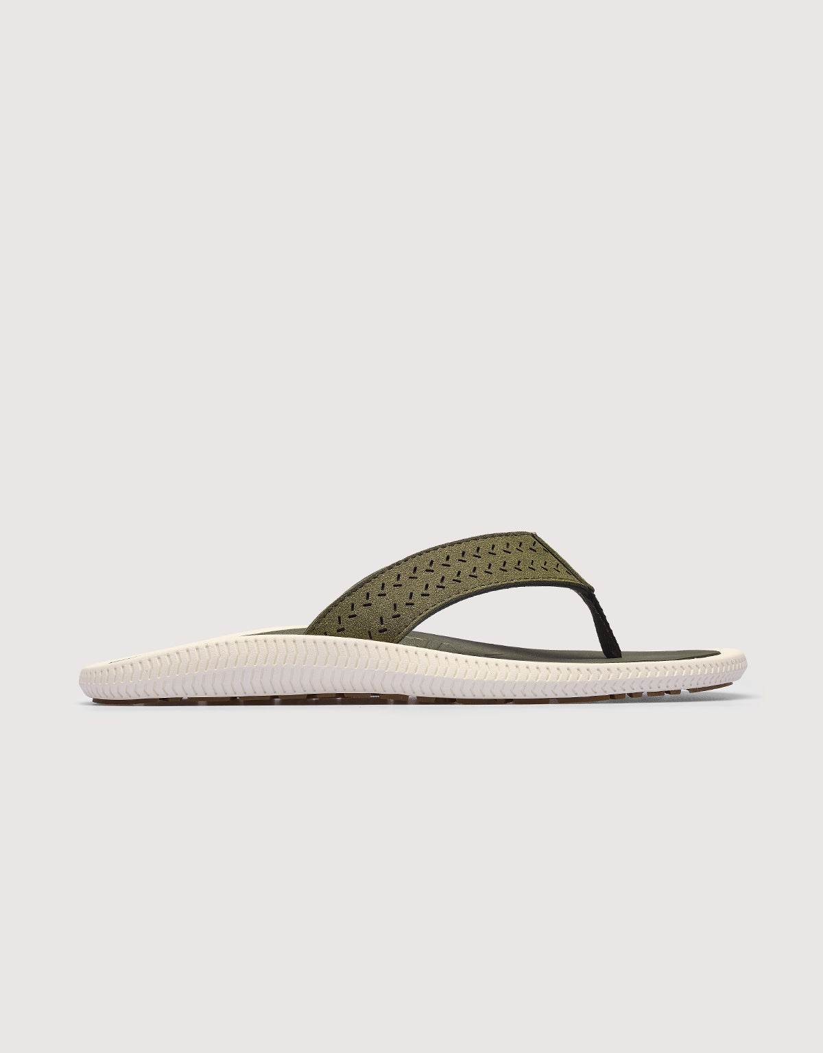 Khaki Toe Flip Flops - Kai