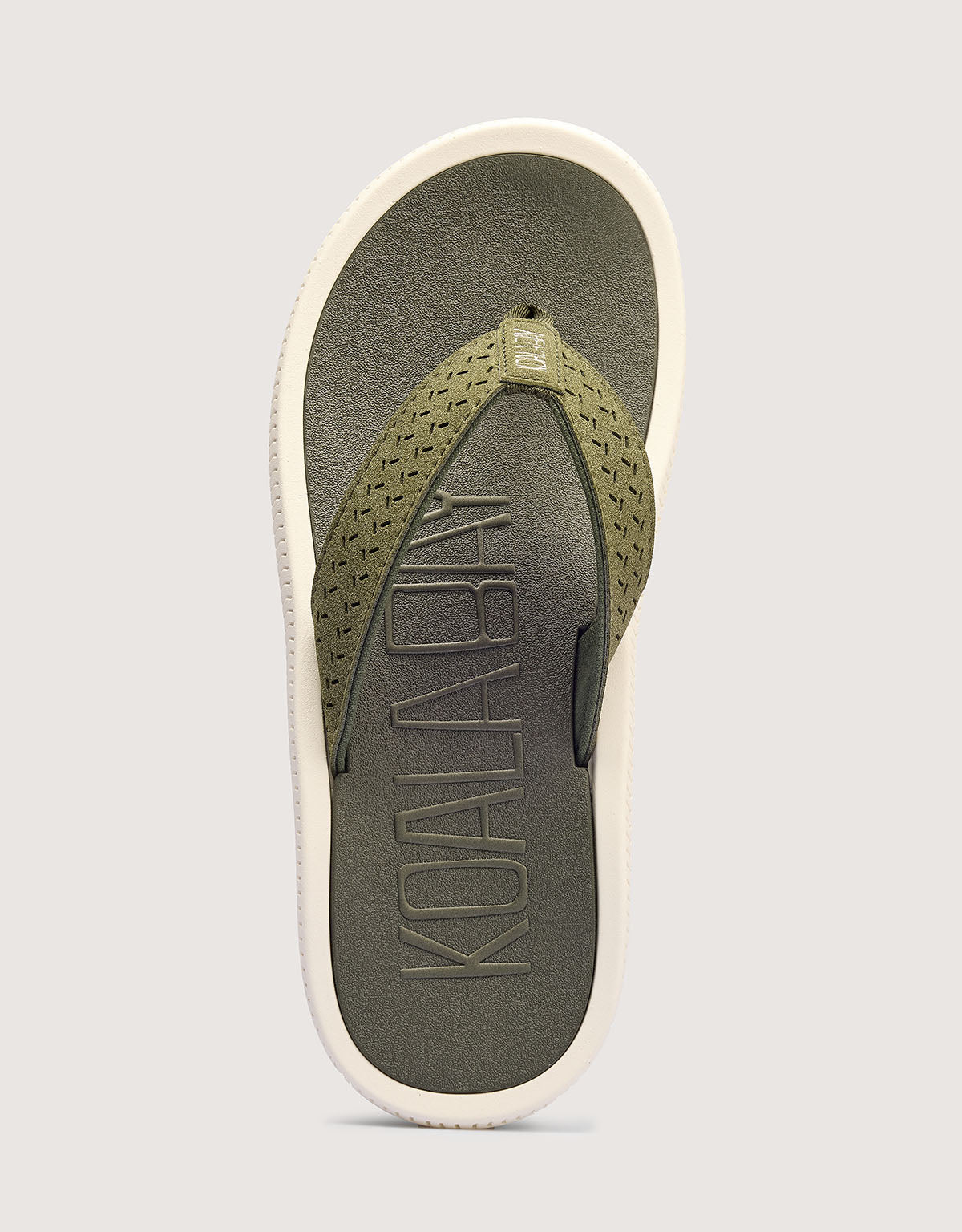 Khaki Toe Flip Flops - Kai
