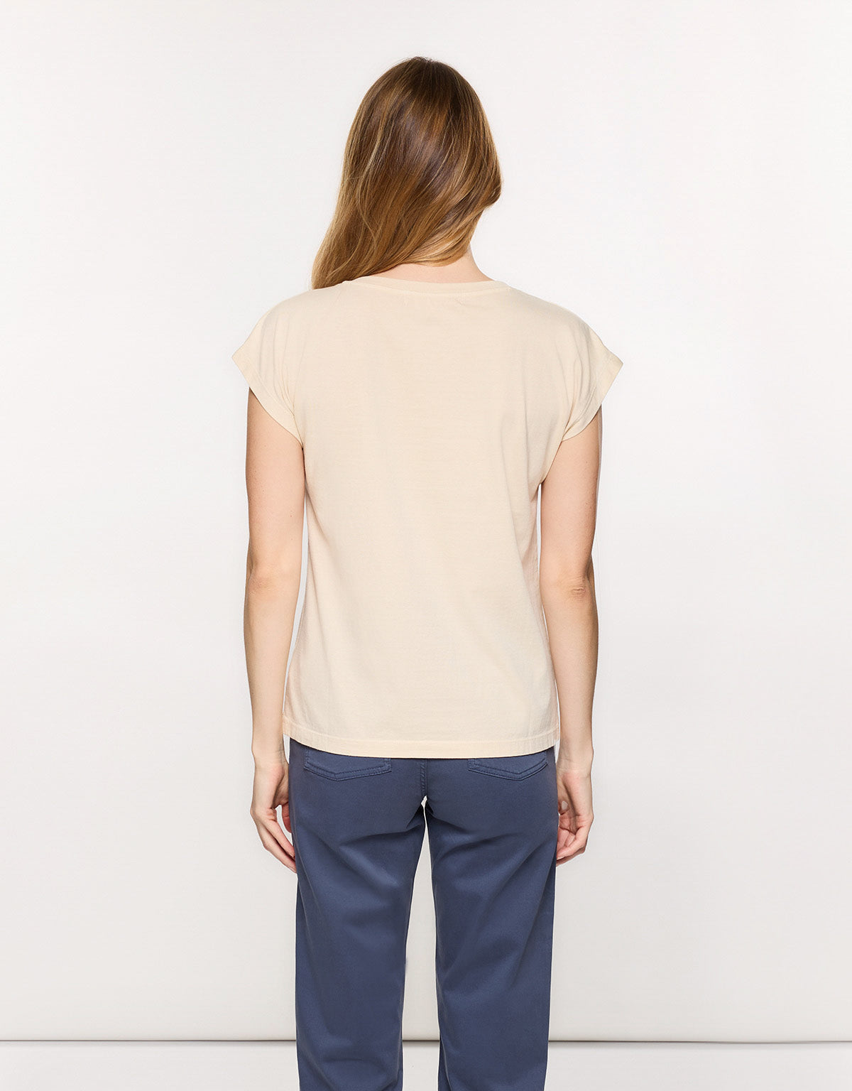 Camiseta Manga Corta Beige - Joei 4